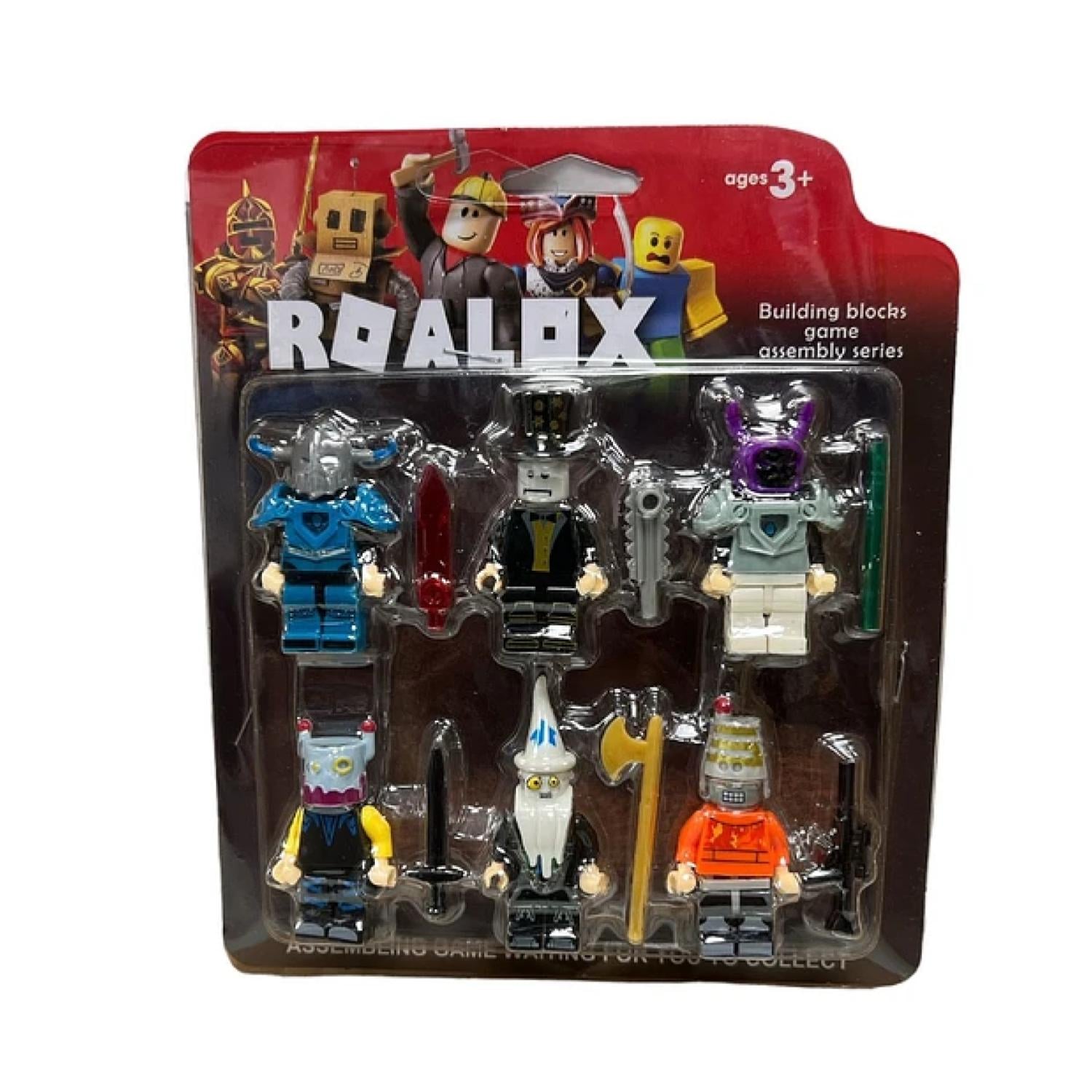 SET 6 FIGURAS ROALOX 5 CM CON ACCESORIOS - 1
