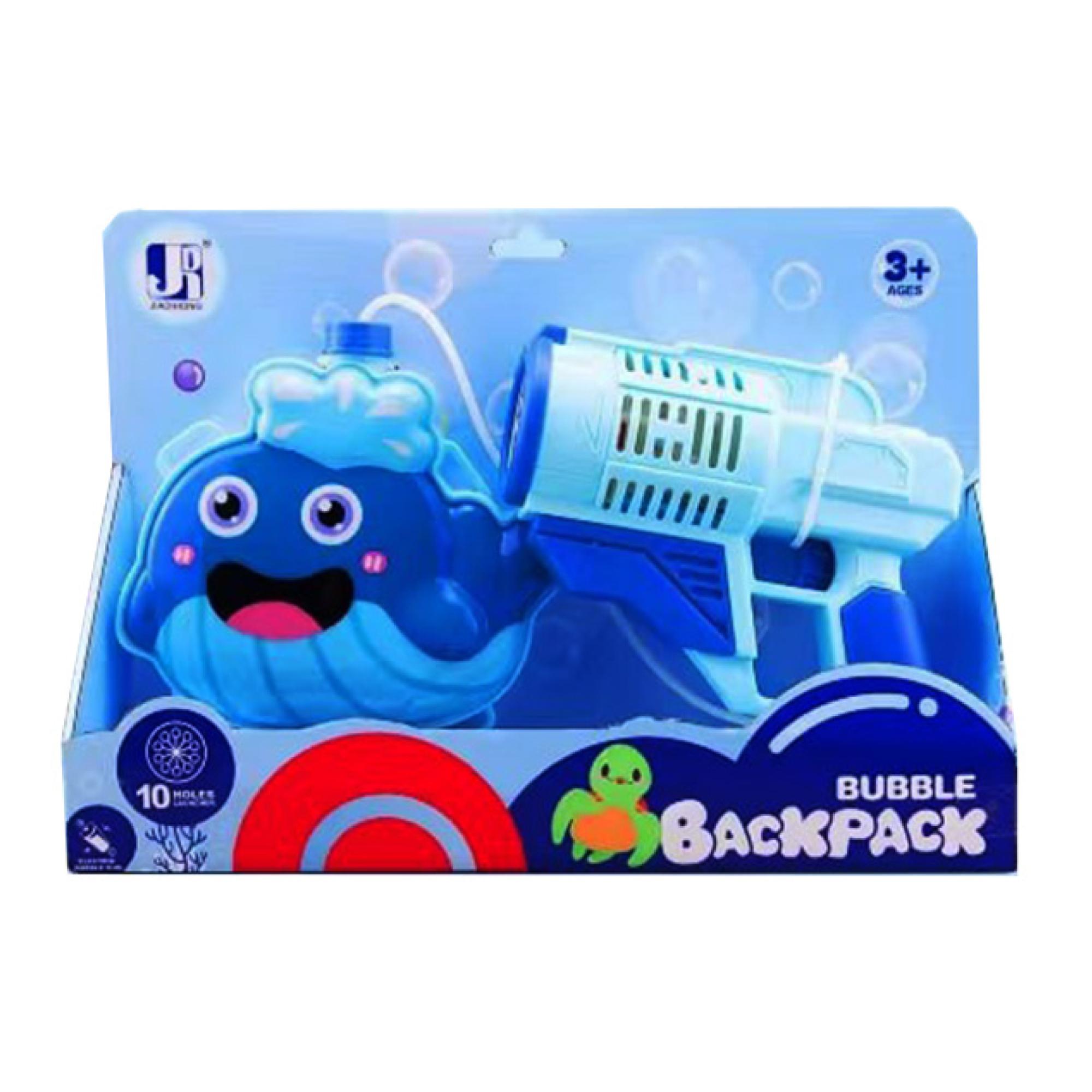 LANZA AGUA JUGUETE CON MOCHILA BALLENA INFANTIL AZUL - 1