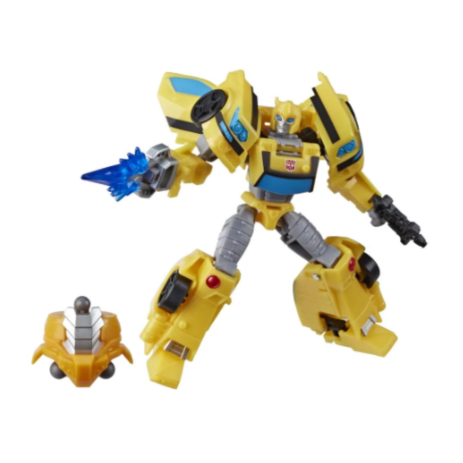 FIGURA DE ACCION GENÉRICO AMARILLO JUGUETE BUMBLEBEE CYBERVERSE TRANSFORMER - 1