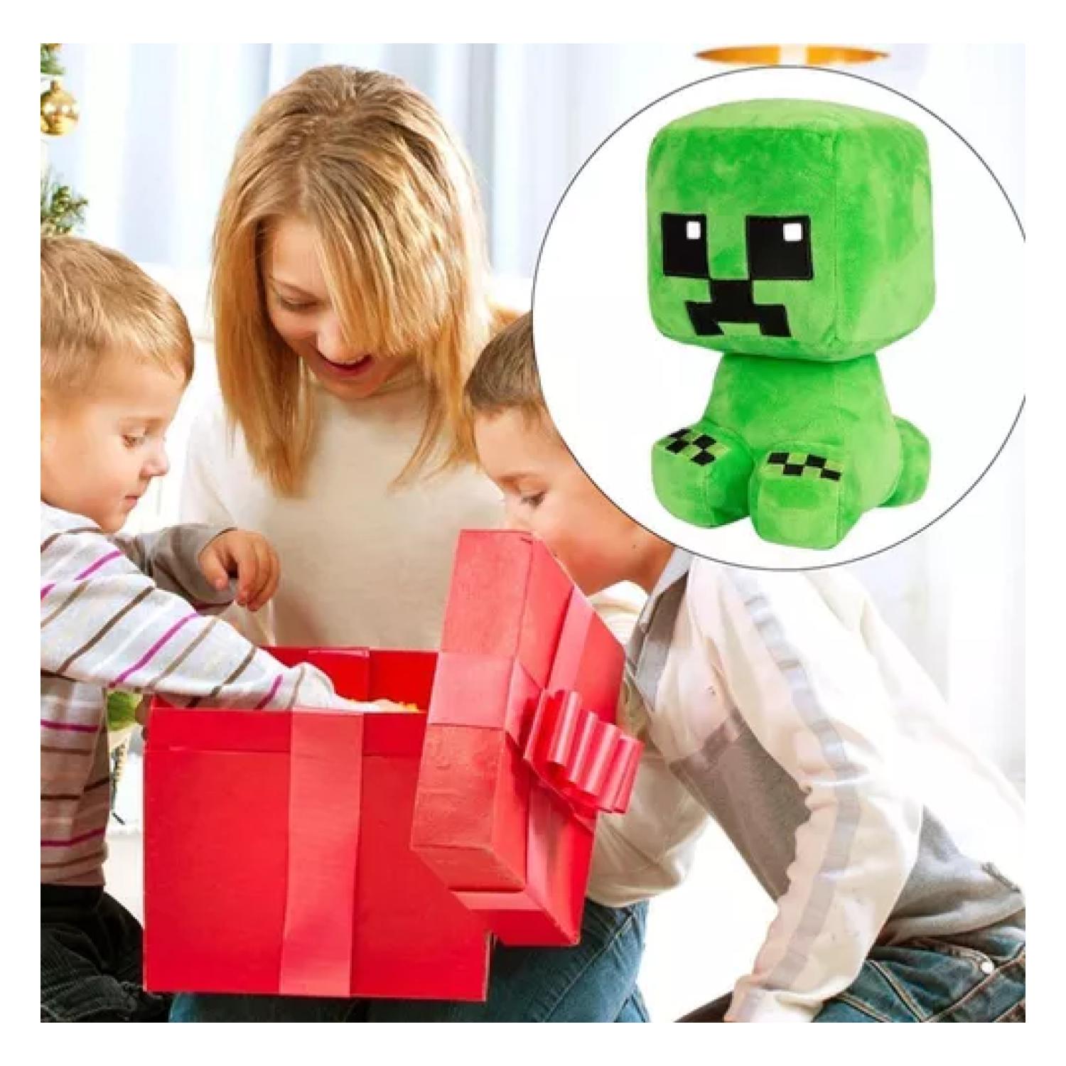 JUGUETE PELUCHE CREEPER 20CM VERDE MINECRAFT INFANTIL - 4