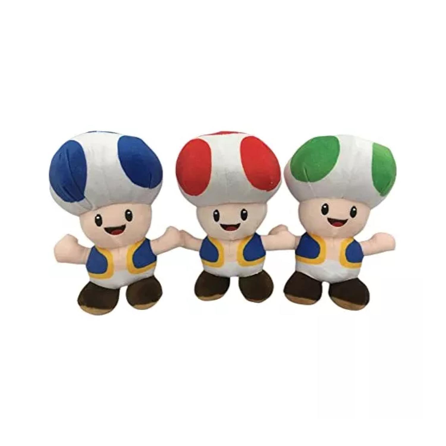 JUGUETE PACK 3 PELUCHES HONGUITO 20CM MARIO BROS INFANTIL - 2
