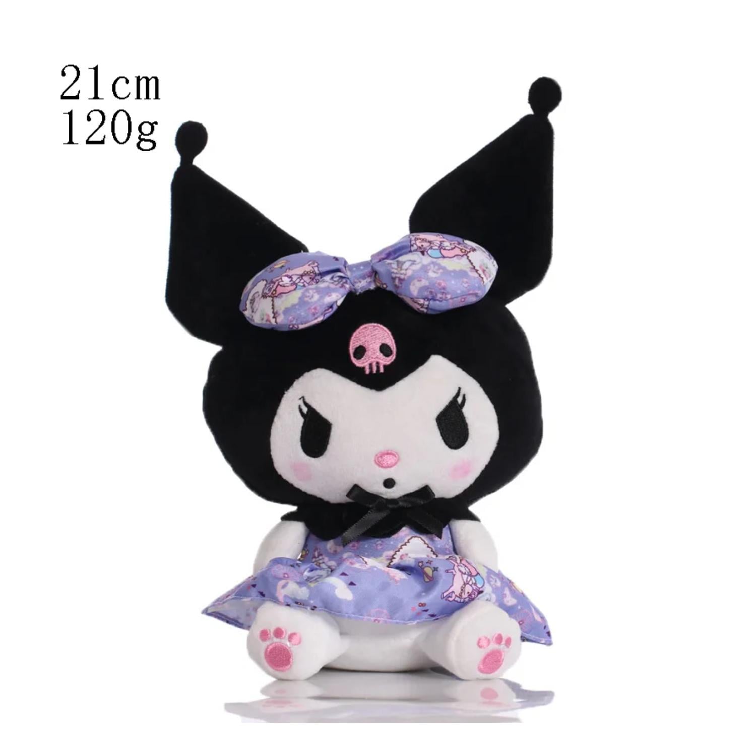 JUGUETE PACK 6 PELUCHES LLAVEROS KUROMI 13CM INFANTILES - 3
