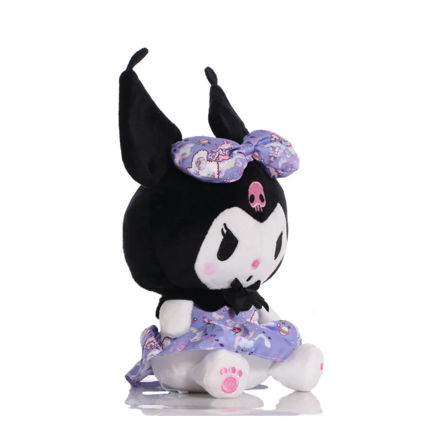 JUGUETE PACK 6 PELUCHES LLAVEROS KUROMI 13CM INFANTILES - 5