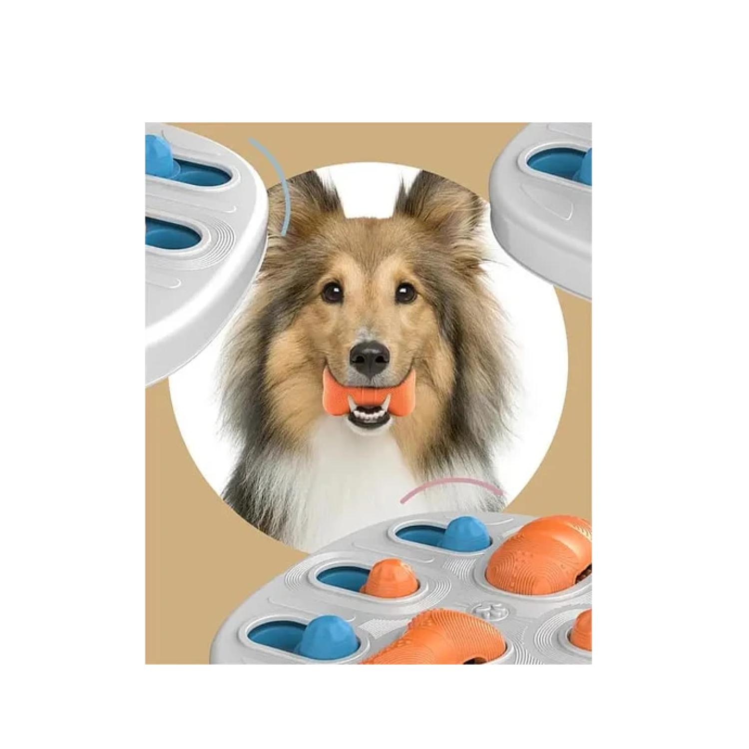 JUGUETE DISPENSADOR DE COMIDA INTERACTIVO PERROS GATOS MASCOTAS - 3