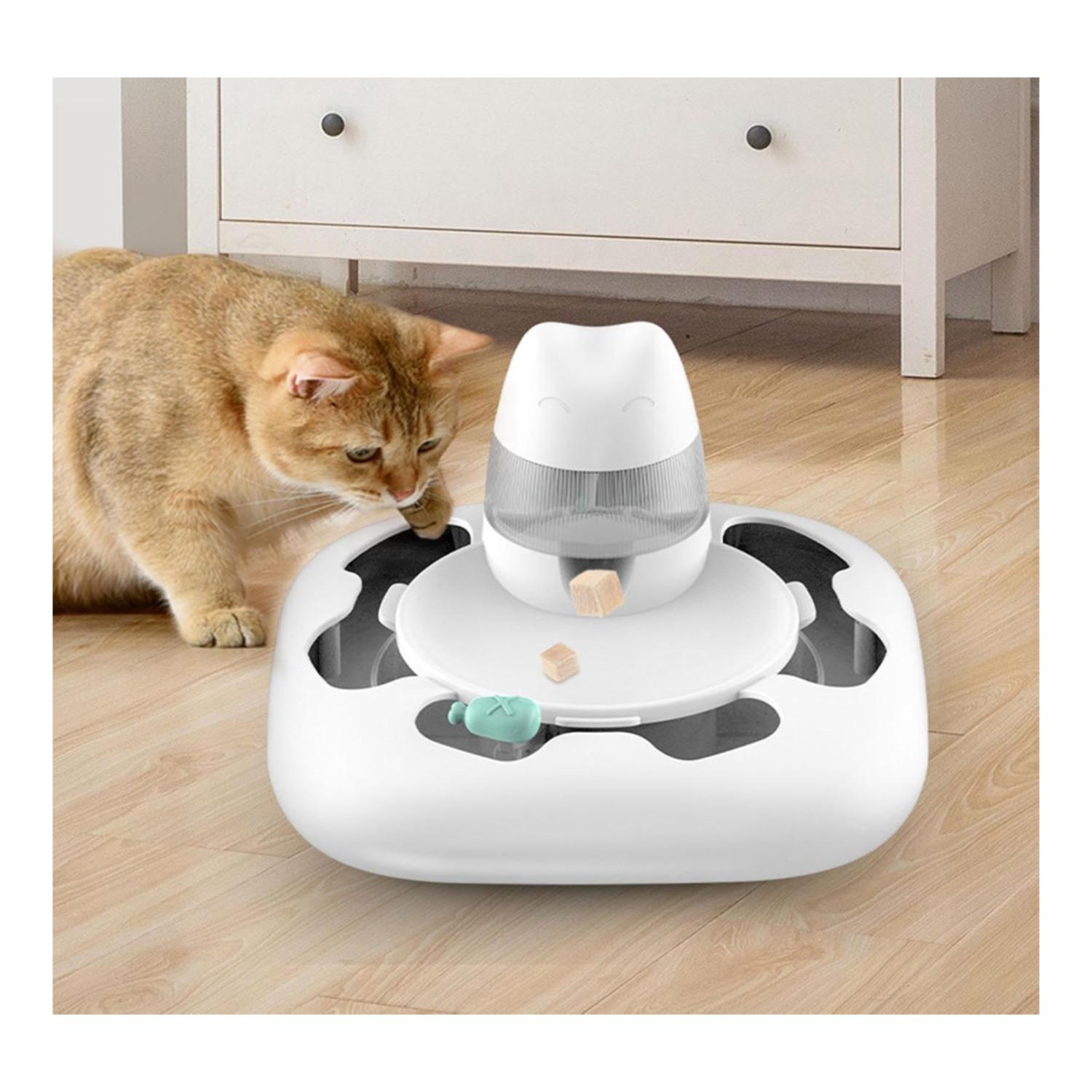 JUGUETE INTERACTIVO GATOS DISPENSADOR DE GOLOSINAS MASCOTAS - 4