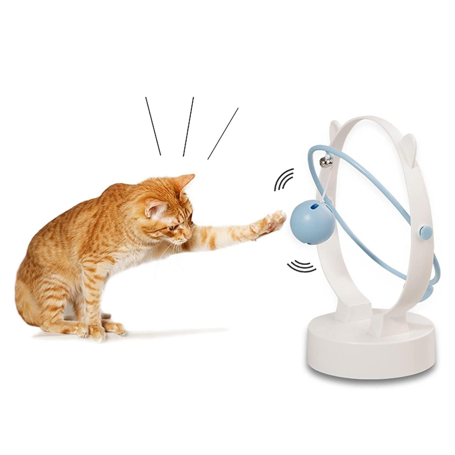 JUGUETE INTERACTIVO CINETICA AUTOMATICA PARA GATOS MASCOTAS - 2