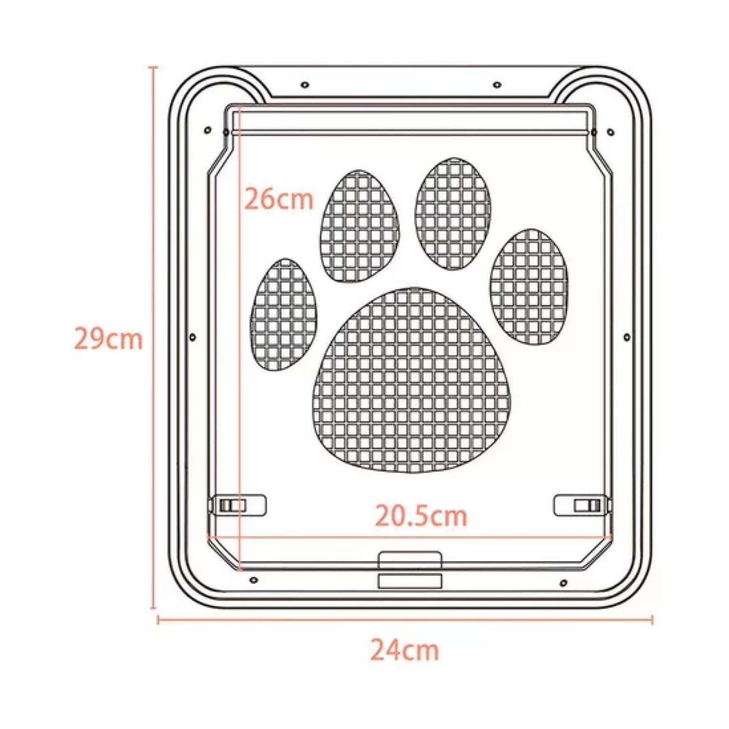 ADAPTADOR PUERTA MASCOTAS PUERTA DE PASO CIERRE MAGNETICO - 2
