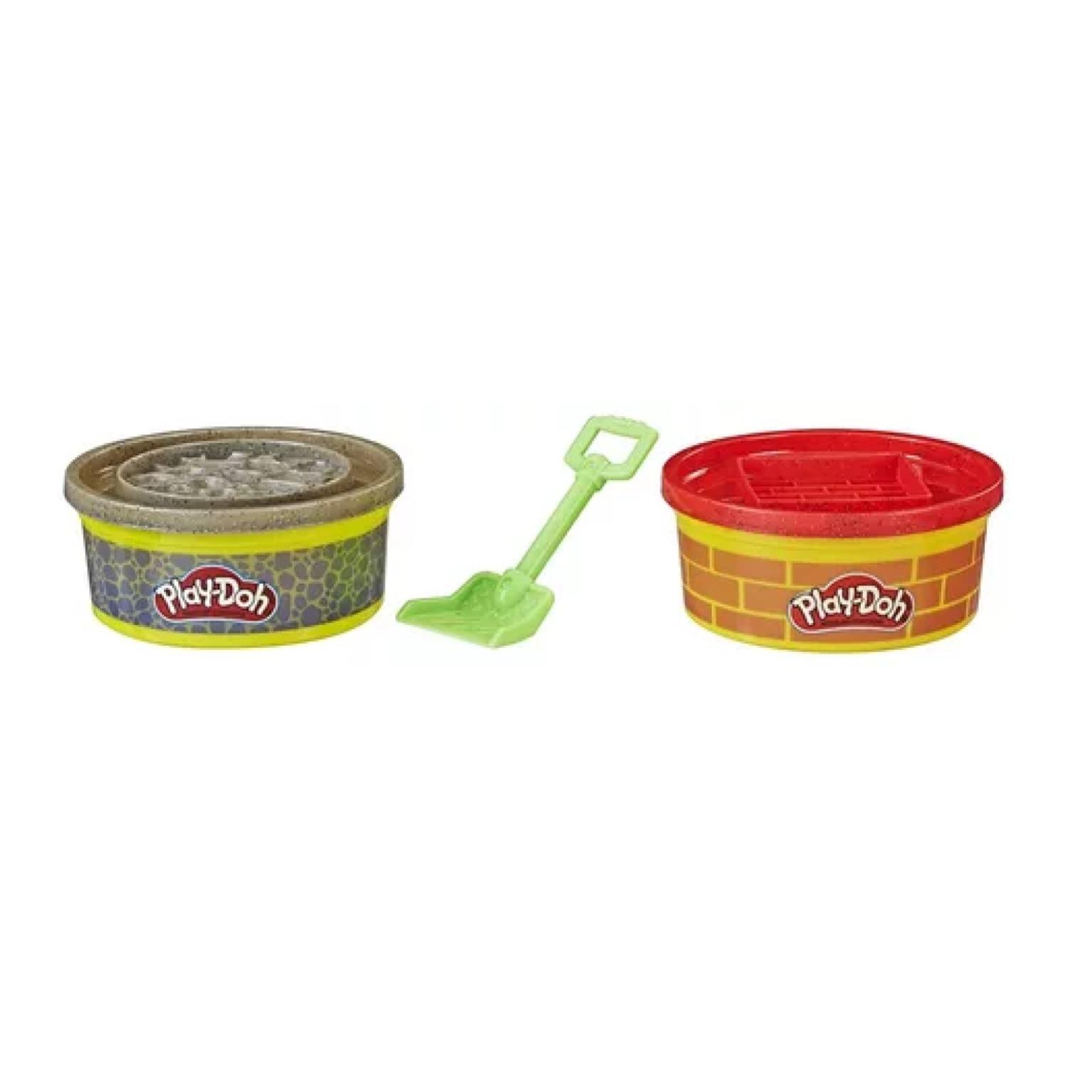JUGUETE MASAS DE CONSTRUCCION ROJA GRIS PLASTICINA INFANTIL - 1