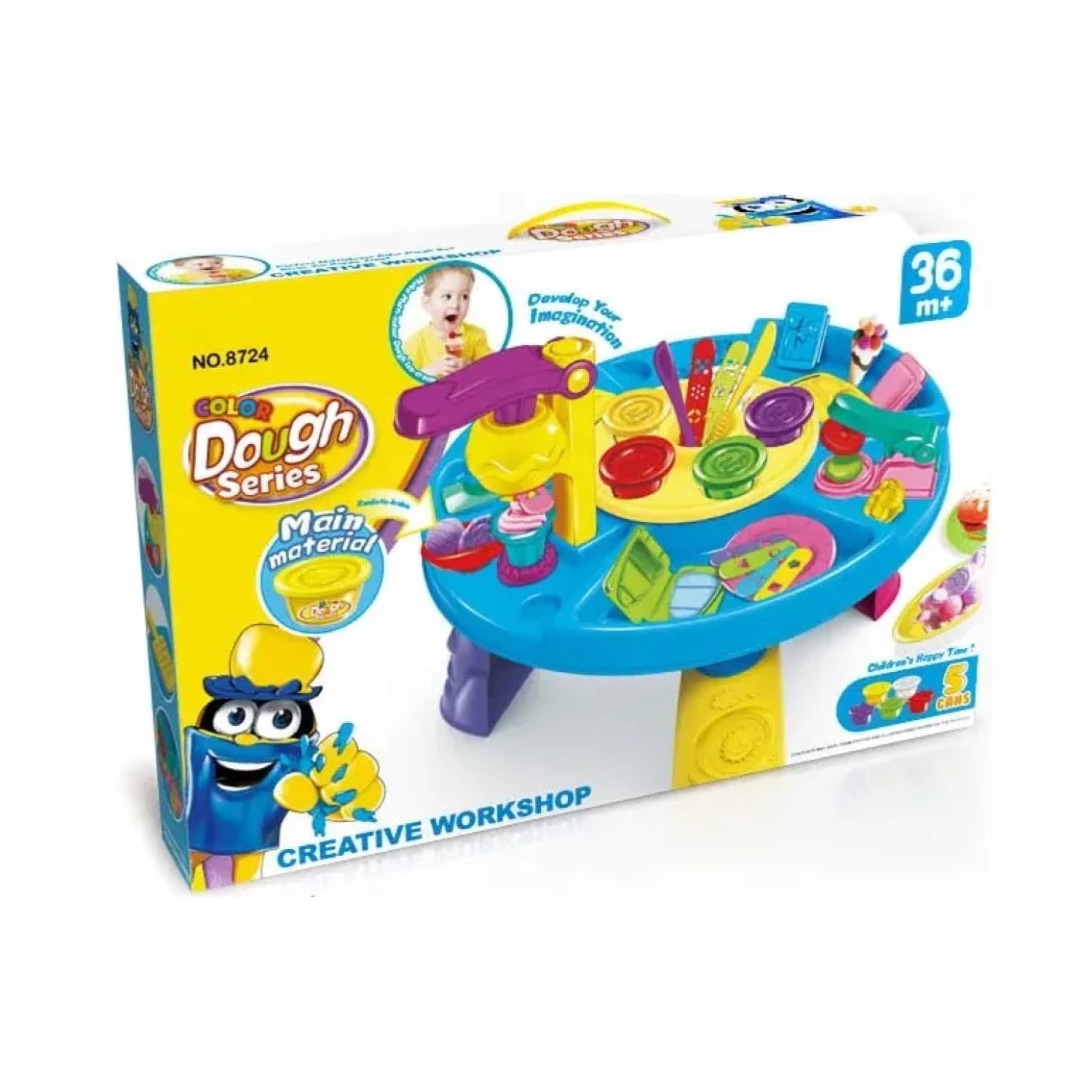 JUGUETE MESA DIDACTICA CON ACCESORIOS PLASTICINA INFANTIL - 2