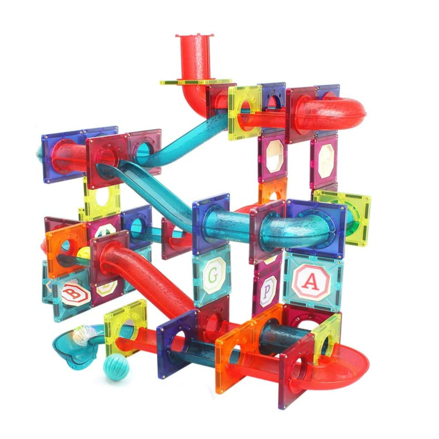 JUGUETE CONSTRUCCION BLOQUES MAGNETICOS 125 PIEZAS COLORES - 1