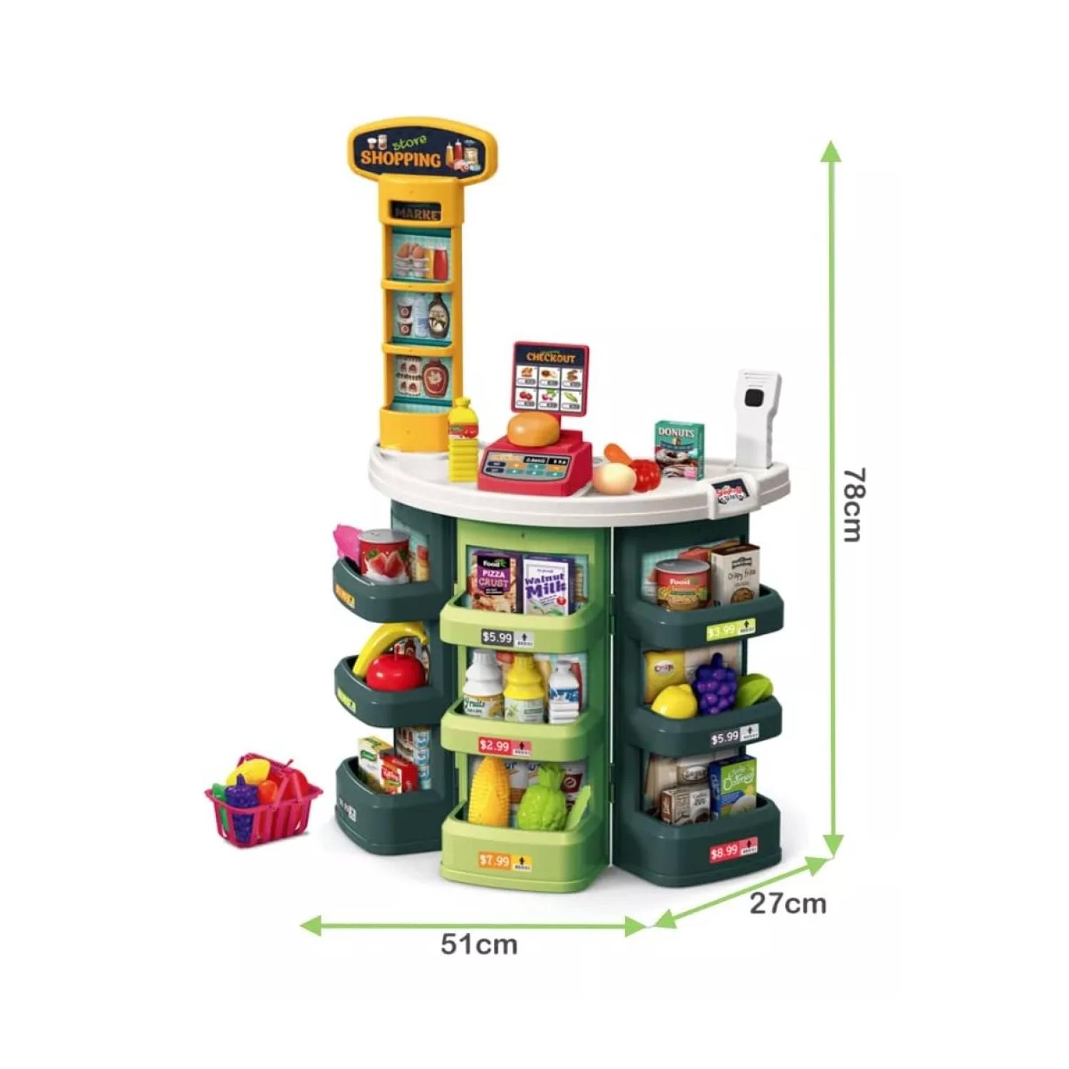 JUGUETE SET SUPERMERCADO CON 44 PIEZAS SONIDOS INFANTIL - 2