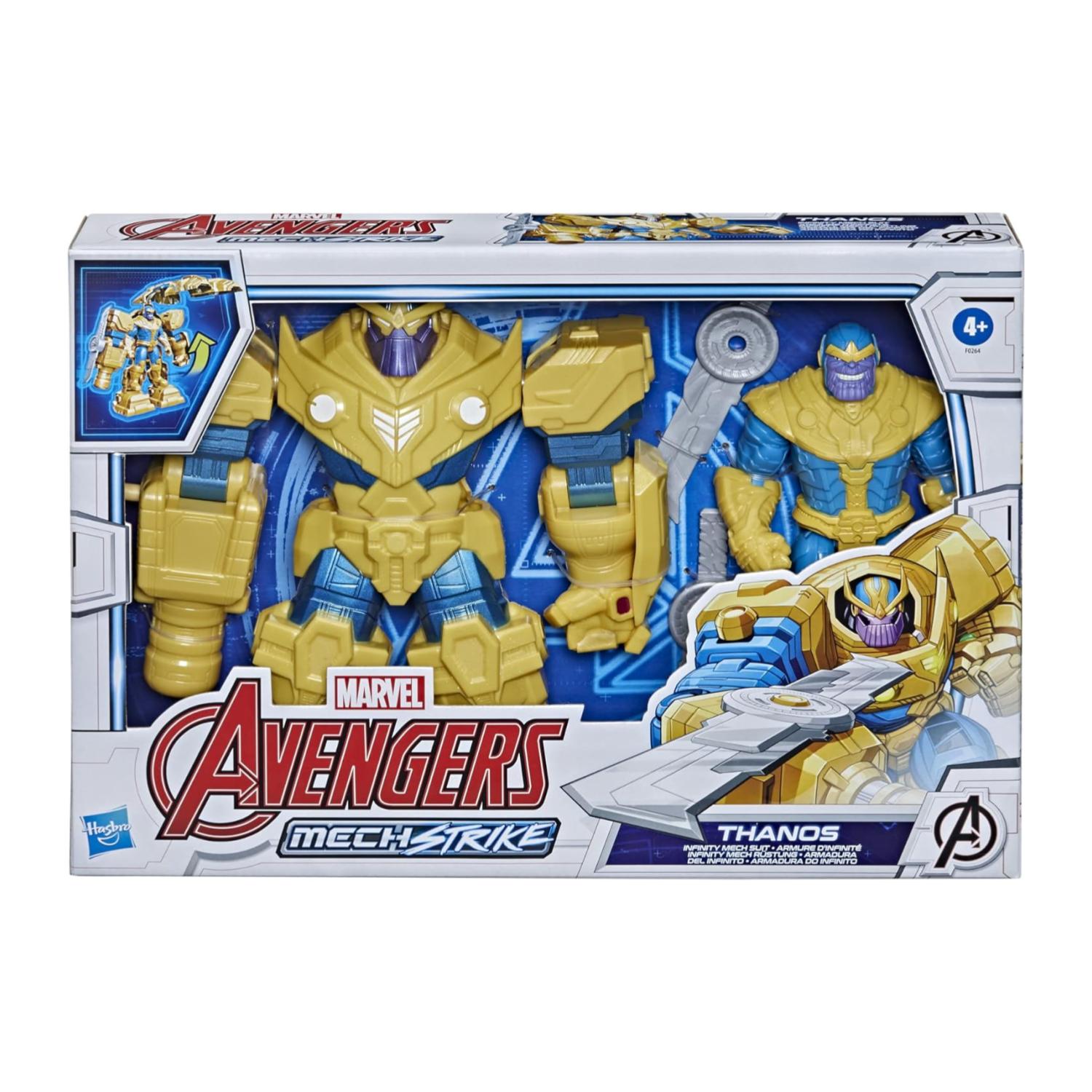 JUGUETE FIGURA DE ACCION THANOS AVENGERS MECH STRIKE - 3