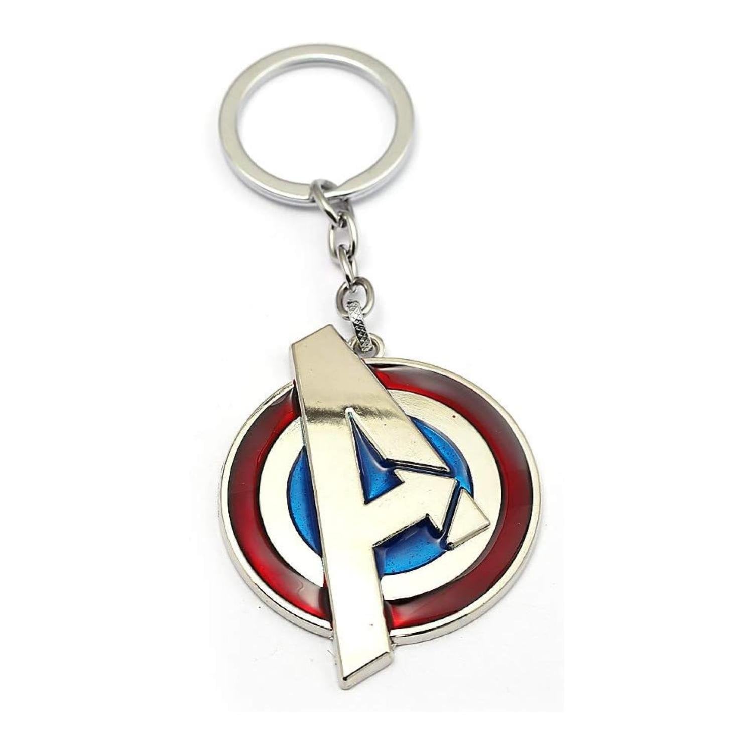 LLAVERO METALICO PREMIUM ESCUDO CAPITAN AMERICA AVENGERS - 1