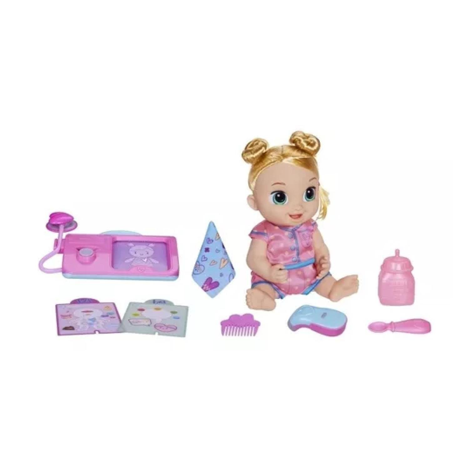 JUGUETE MUÑECA LULU ACHOO RUBIA BABY ALIVE INFANTIL - 1