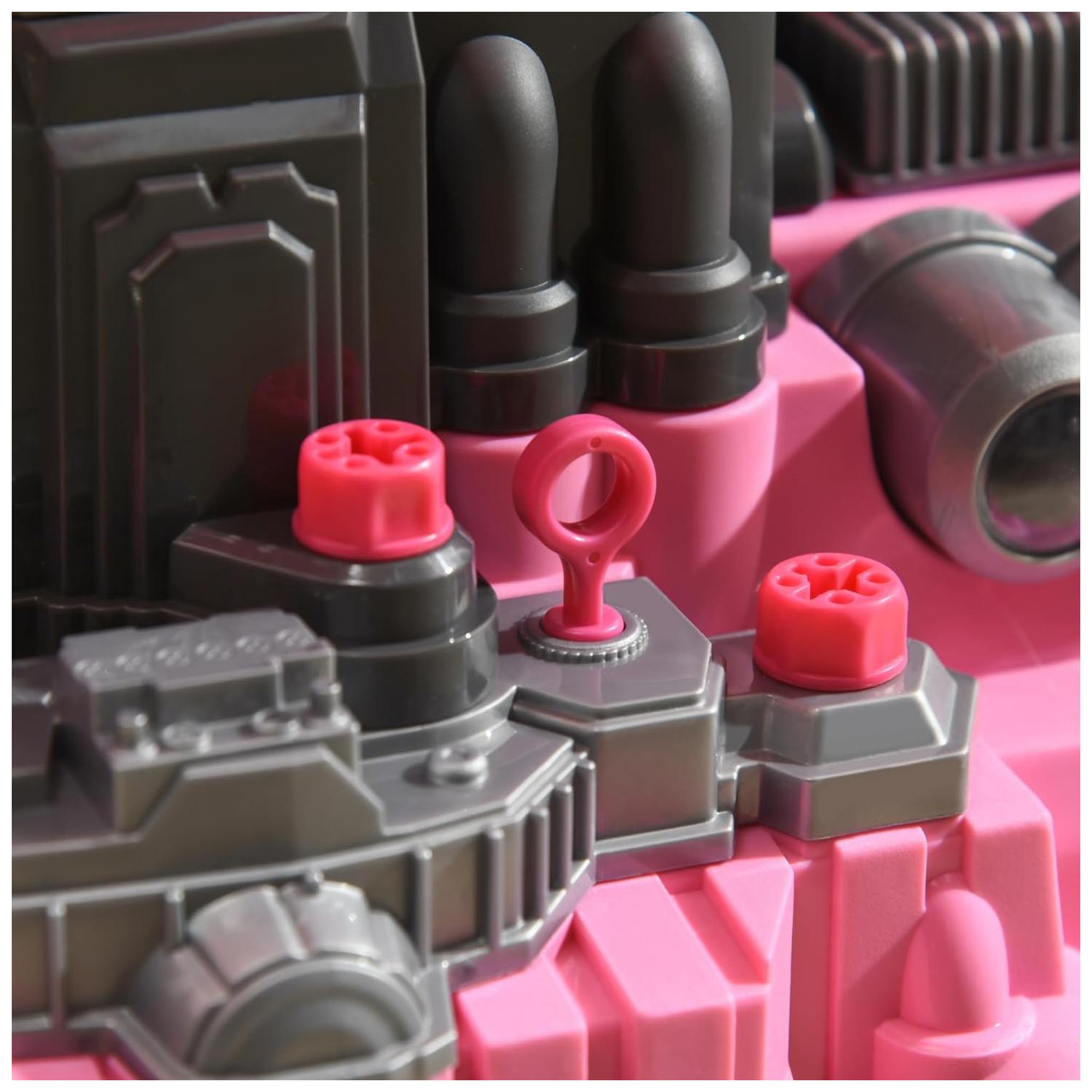 JUGUETE AUTO PARA REPARAR CON LUCES SONIDOS Y ACCESORIOS ROSA - 5