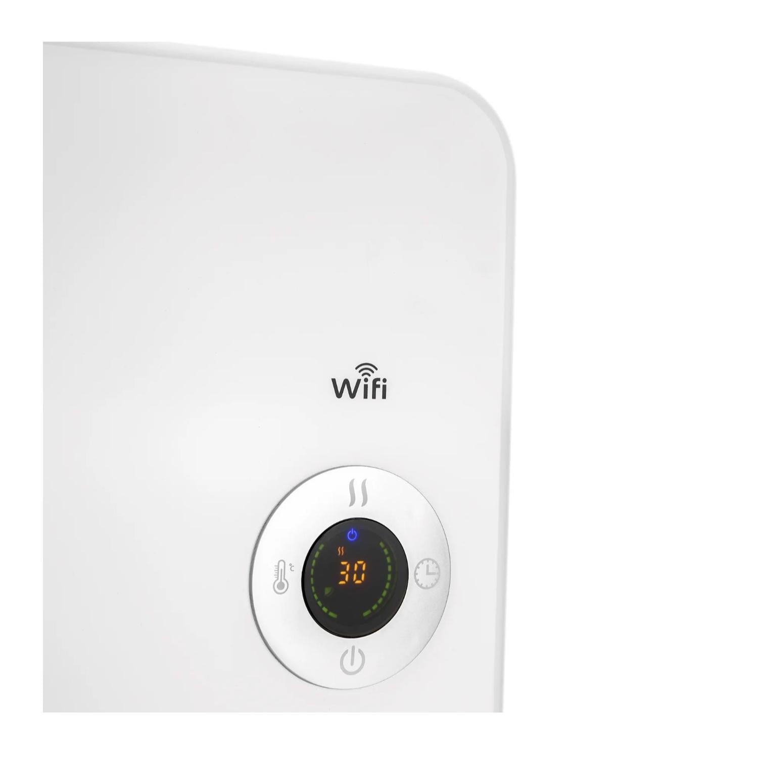 ESTUFA CALEFACTOR PANEL CONVECTOR ELECTRICO 1500W WIFI LED BLANCO KPN-1500AL - 4