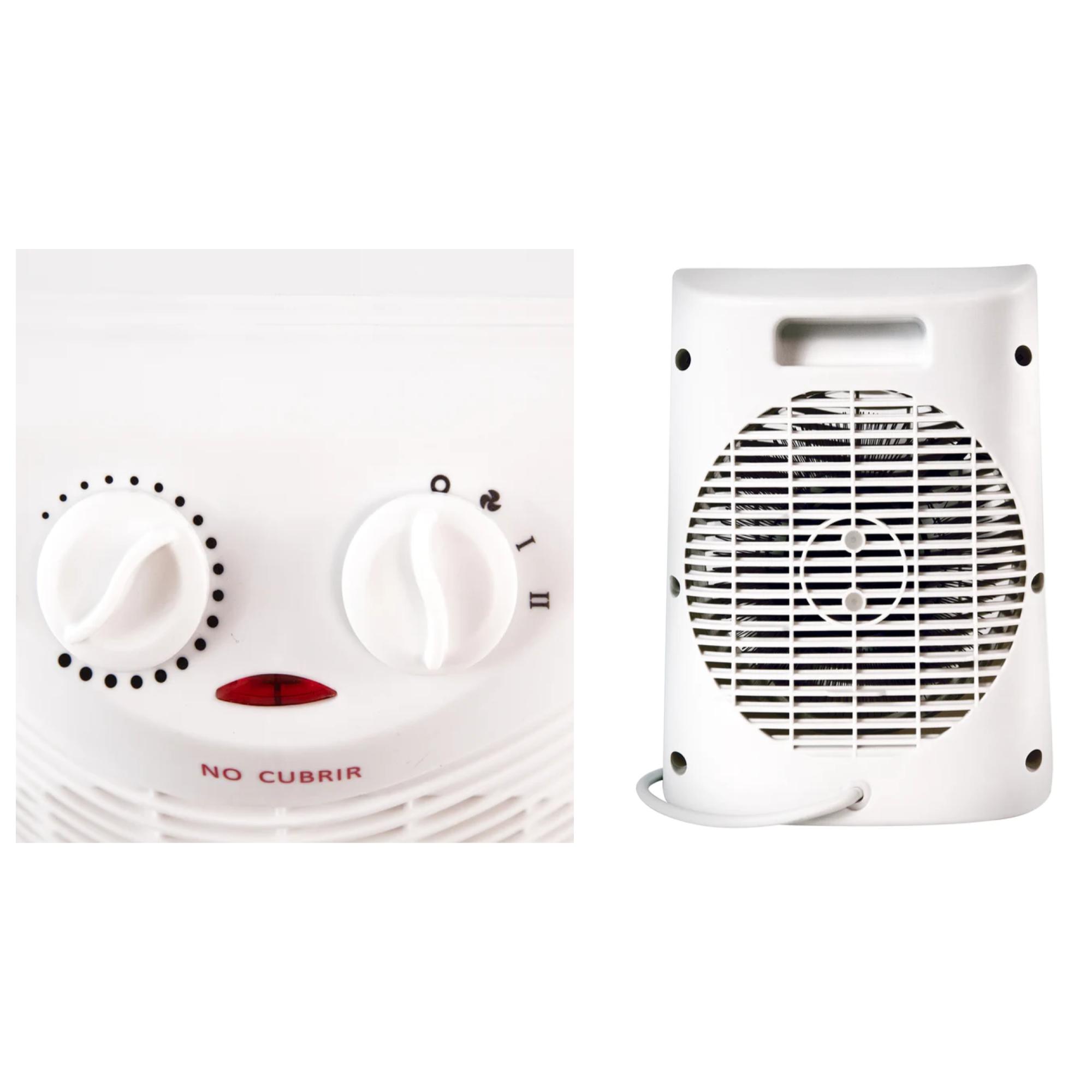 TERMOVENTILADOR CALEFACTOR ELECTRICO 2000W 3 MOD FH107A-S KENDAL - 3