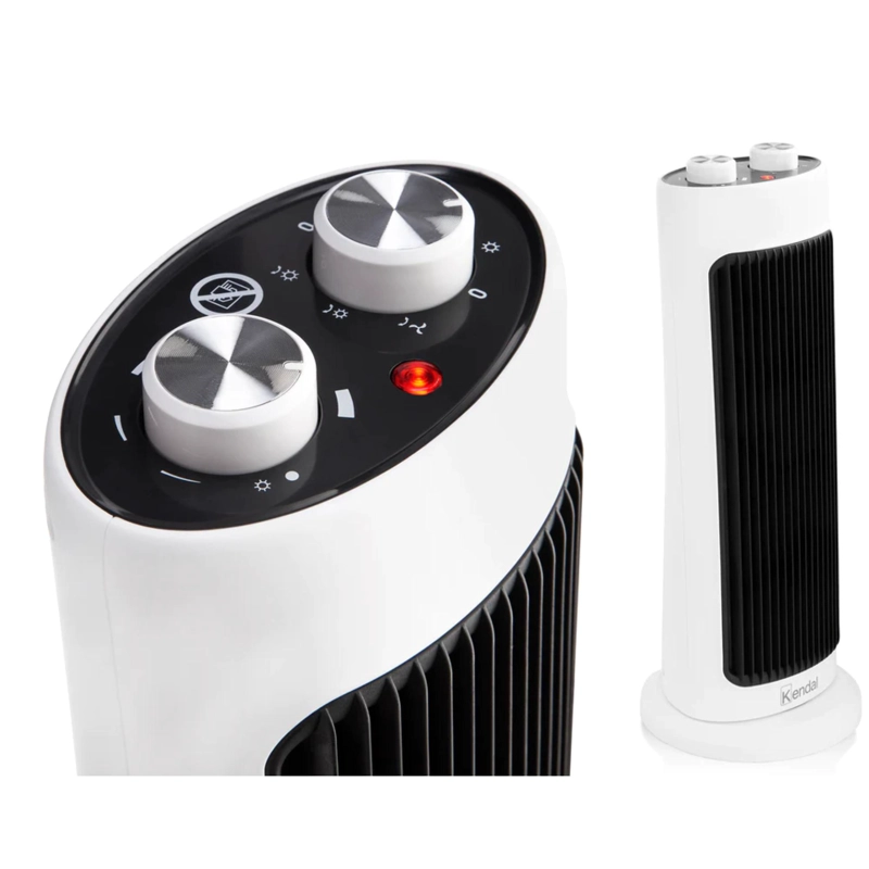 CALEFACTOR ELECTRICO 2000W 2N LUZ LED BLANCO KPTC-16 PTC KENDAL - 4