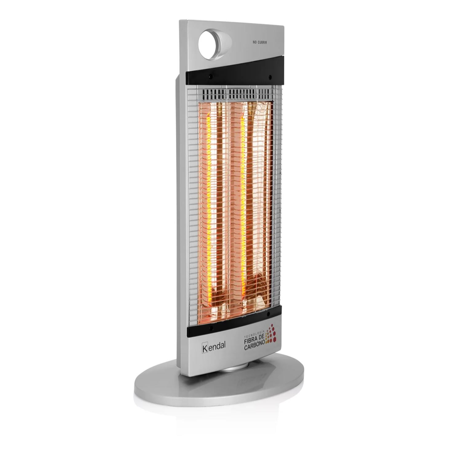 ESTUFA CALEFACTOR ELECTRICA FIBRA DE CARBONO 1000W GRIS NSB-120K5 - 1