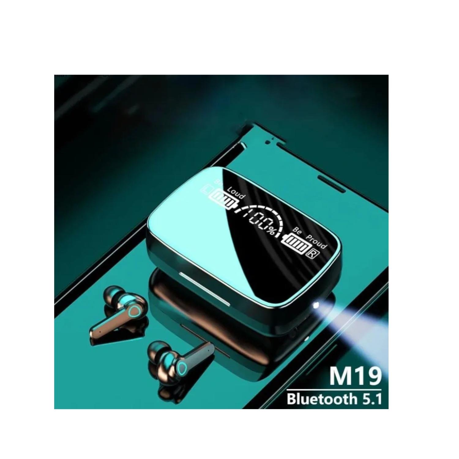 AUDIFONOS BLUETOOTH TWS RECARGABLES IN EAR MANOS LIBRES NEGRO - 3