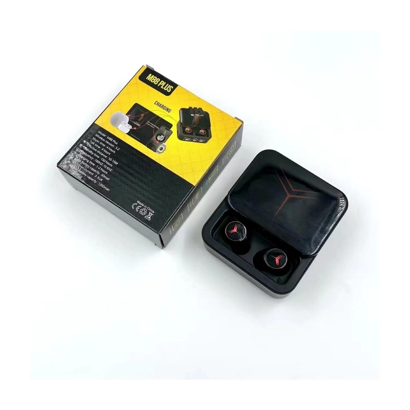AUDIFONOS BLUETOOTH RECARGABLES TWS LED IN EAR MANOS LIBRES NEGRO - 2