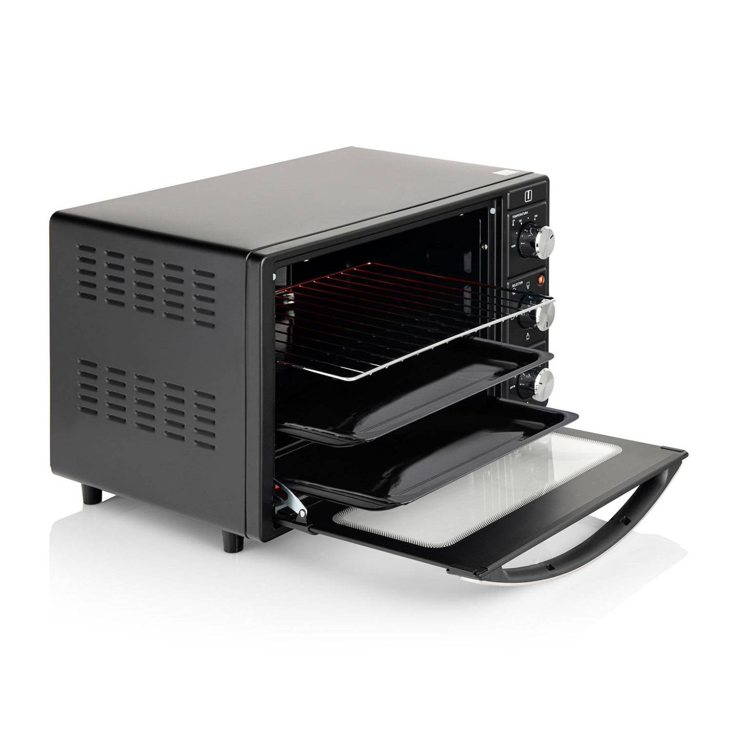 HORNO ELECTRICO 25L 1500W 250°C NEGRO GRILL TH-25N01 - 5