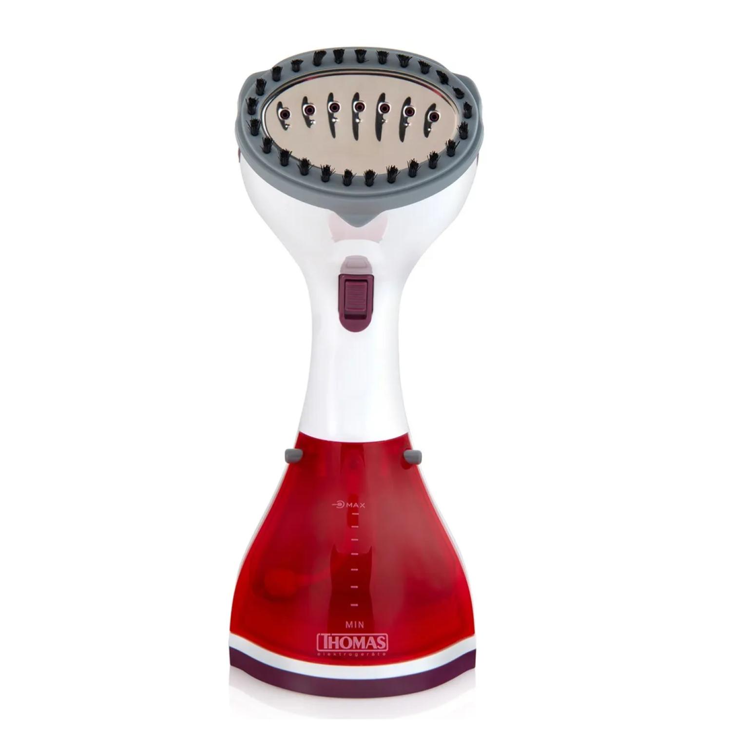 THOMAS PLANCHA A VAPOR VERTICAL 1200W 260ML BLANCA ROJA TH-7300 THOMAS