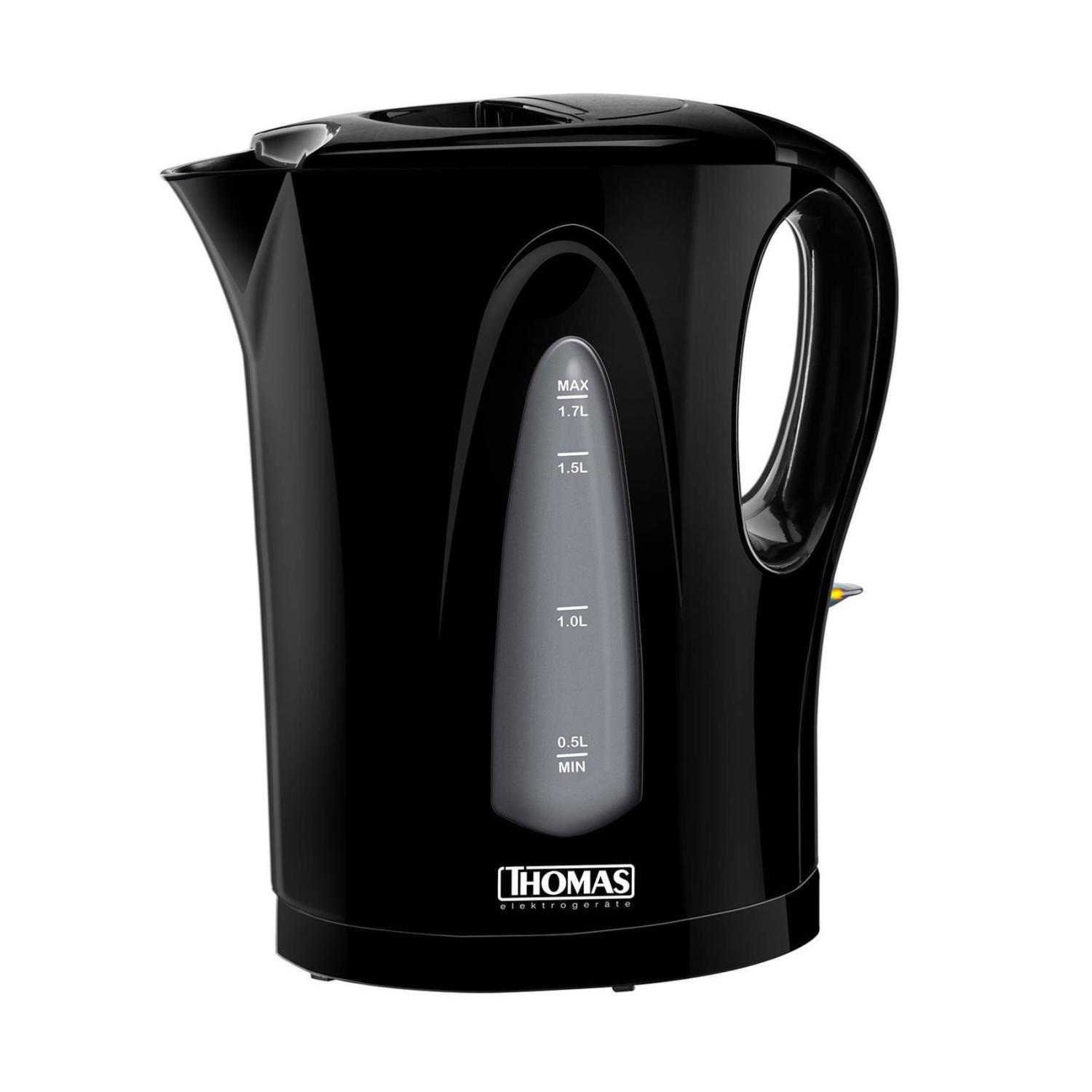HERVIDOR ELECTRICO 1.7L 2200W NEGRO TH-4212N THOMAS - 1