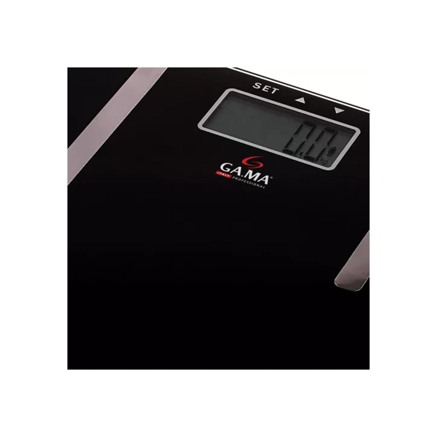 BALANZA PESO DIGITAL 150KG NEGRO LUXURY NEGRO SCF2000 GAMA - 2