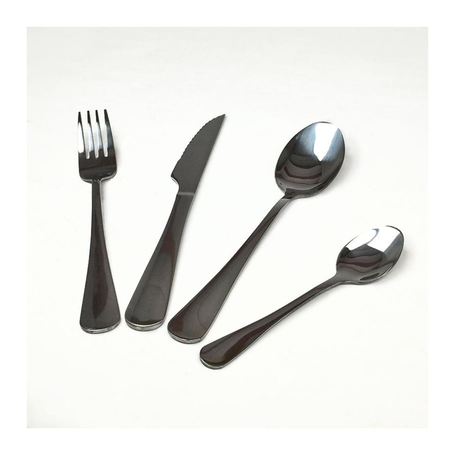 SET DE CUCHILLERIA ELEGANTE 24 PIEZAS CLASICAS PRAGA - 1