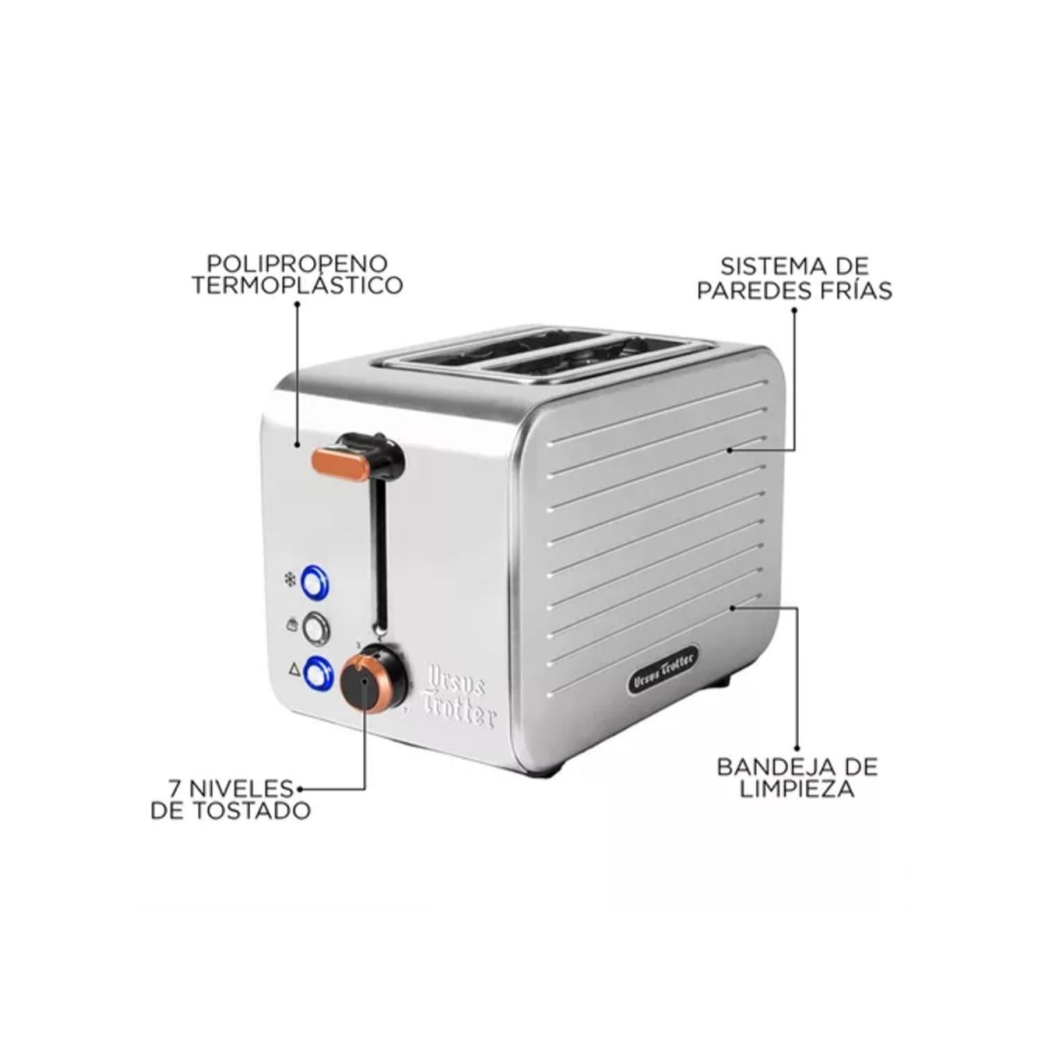TOSTADOR 2 PANES 7 TEMP 850W UT-ECKART2 URSUS TROTTER - 3