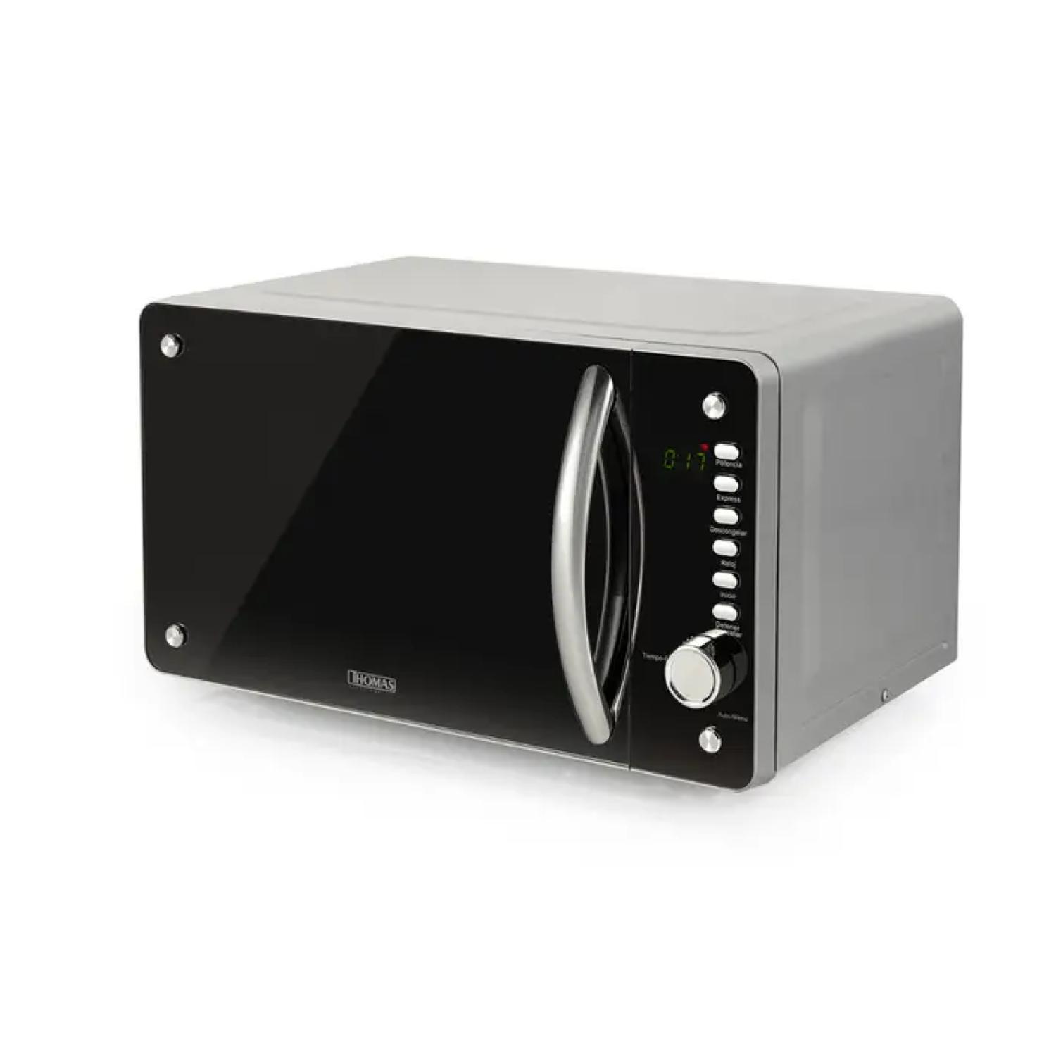 MICROONDAS ELECTRICO 20L 800W NEGRO GRIS TH-20DM THOMAS - 1