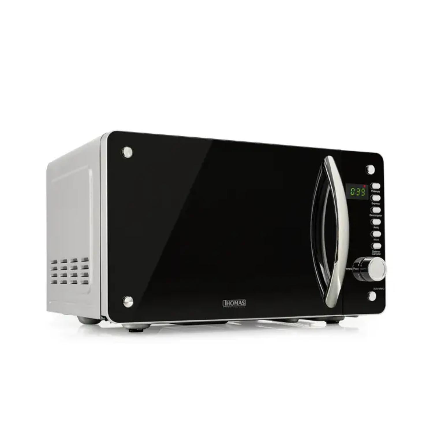 MICROONDAS ELECTRICO 20L 800W NEGRO GRIS TH-20DM THOMAS - 4
