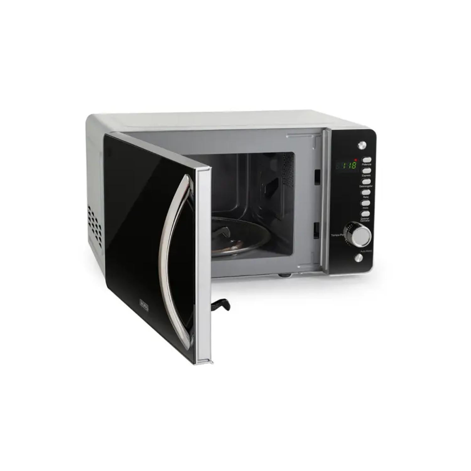 MICROONDAS ELECTRICO 20L 800W NEGRO GRIS TH-20DM THOMAS - 6
