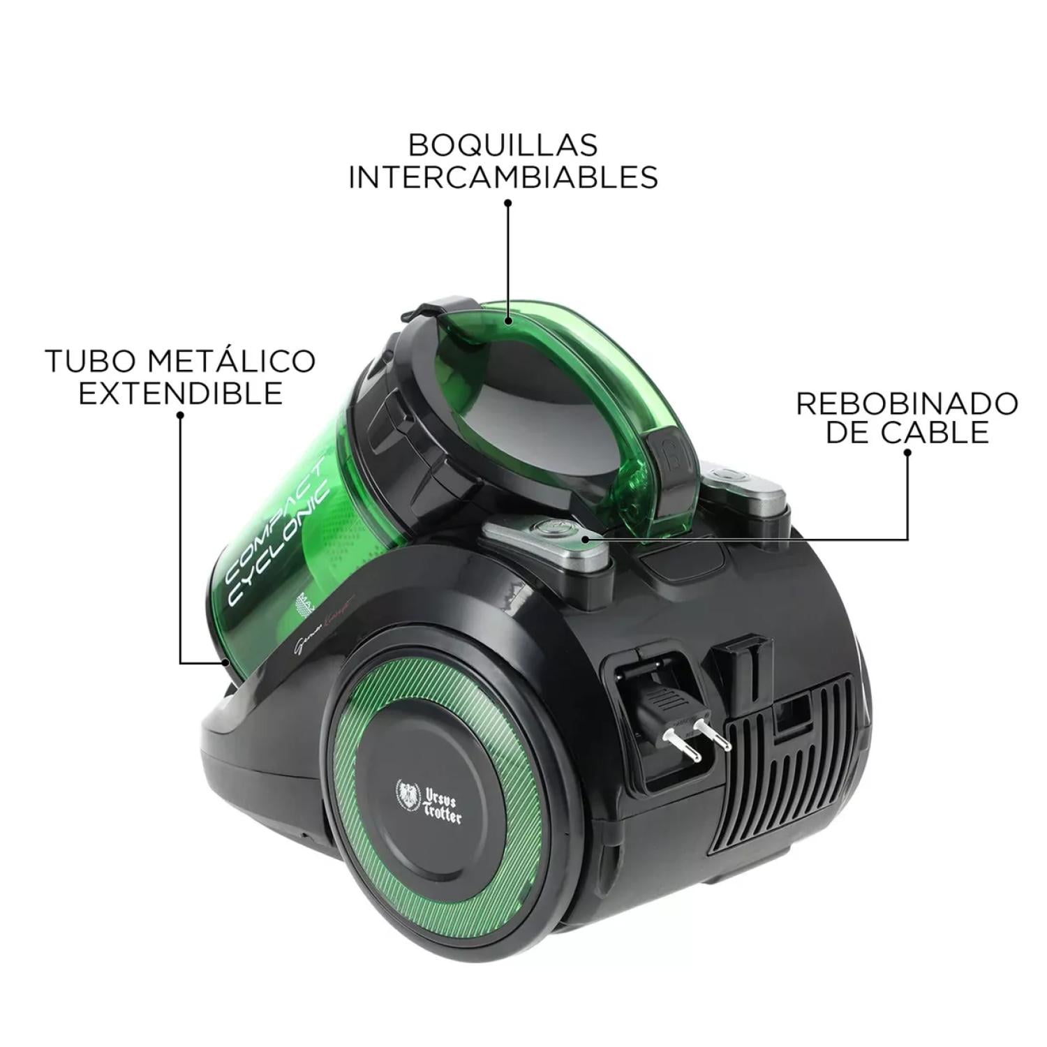 ASPIRADORA DE ARRASTRE 2200ML 1400W UT-ZYKLON1402 URSUS TROTTER - 5