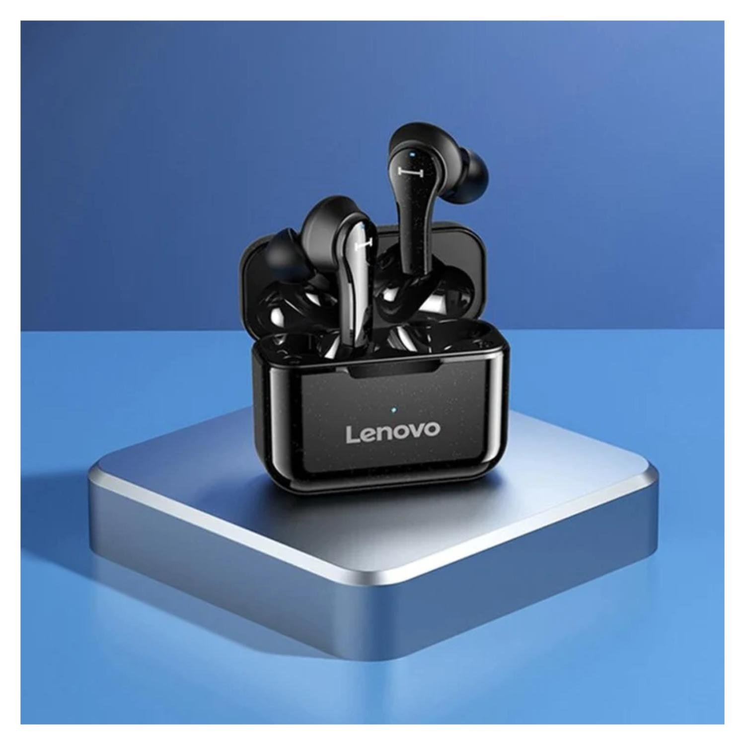 AUDIFONOS BLUETOOTH TWS IN EAR RECARGABLES NEGRO QT82 LENOVO - 2
