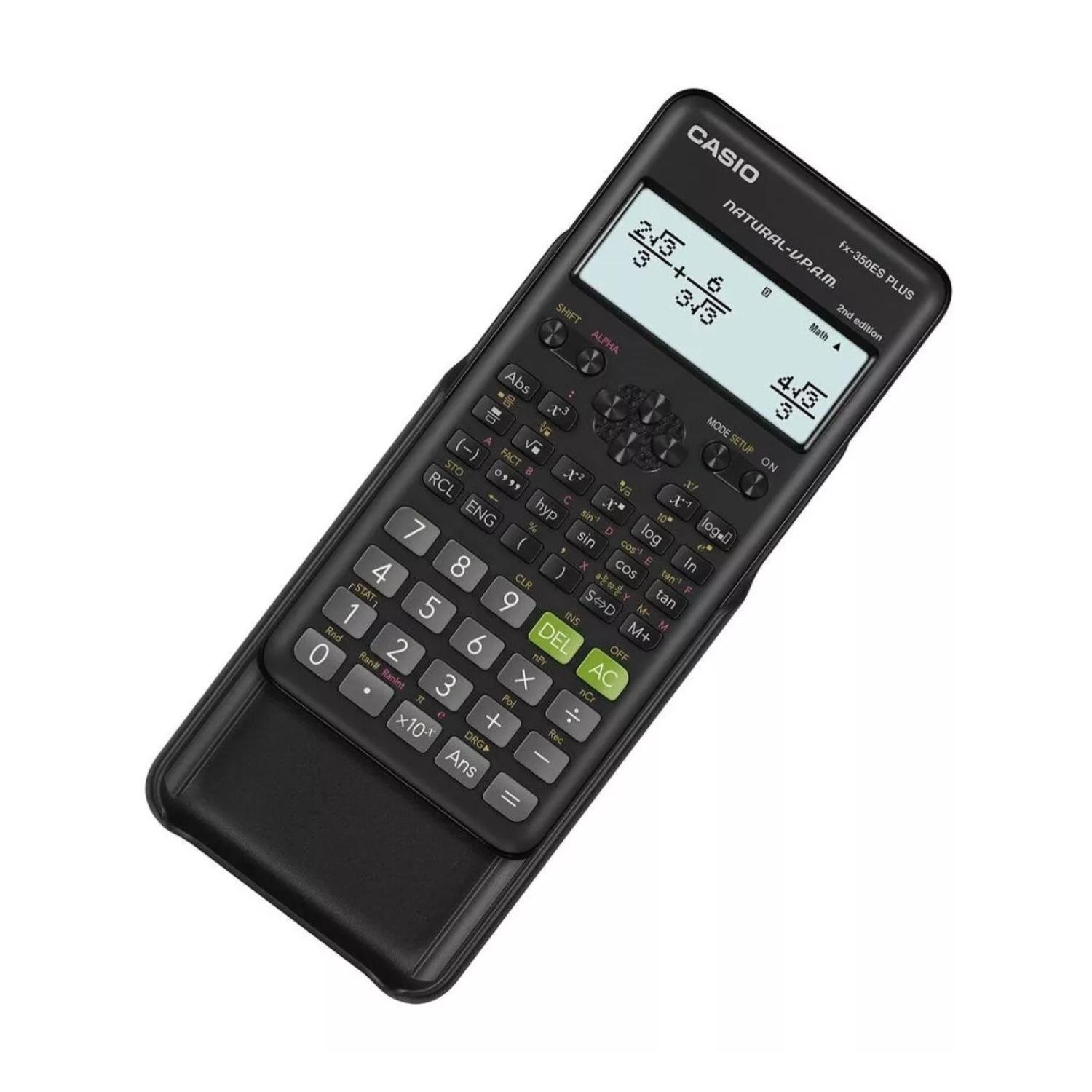 CALCULADORA CIENTIFICA 252 FUNCIONES NEGRO FX-350ES PLUS CASIO - 1