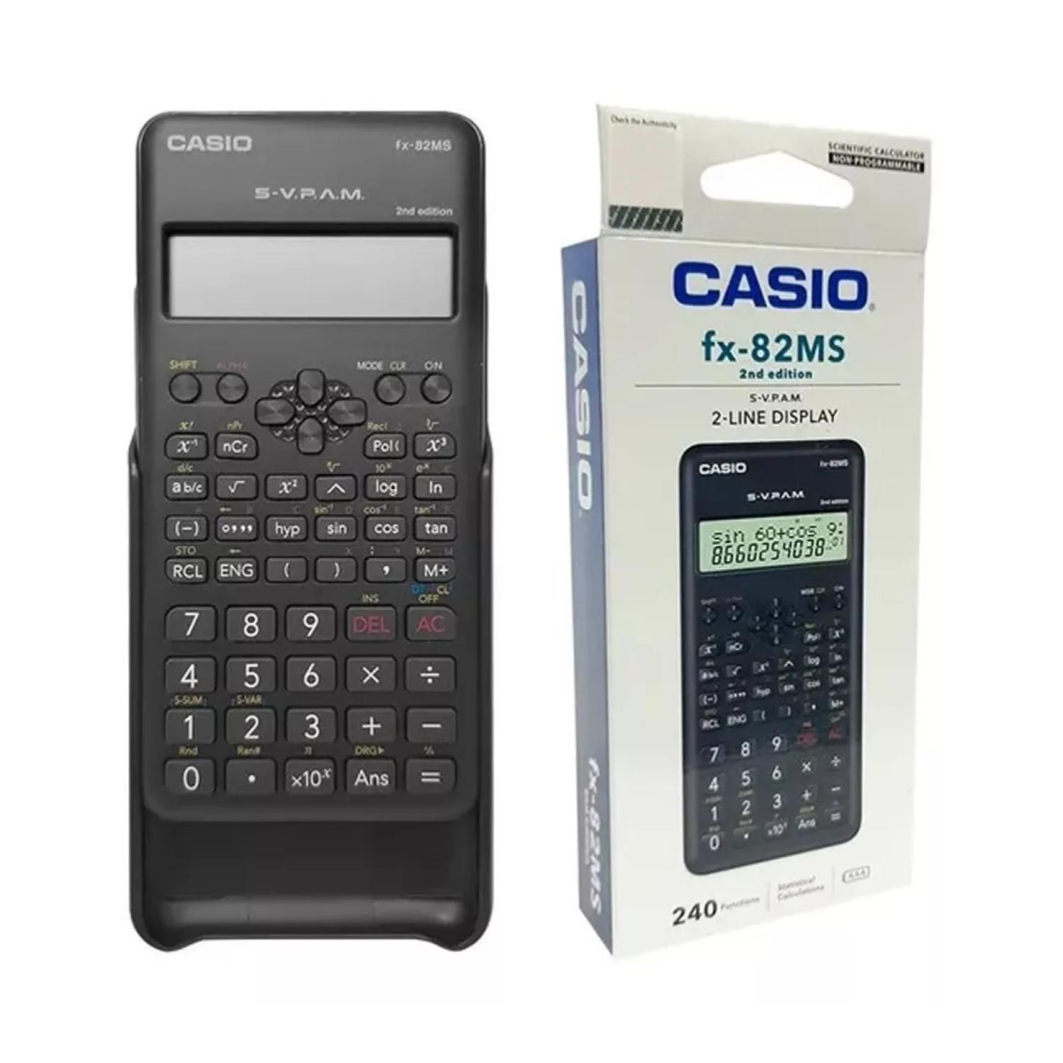 CALCULADORA CIENTIFICA 240 FUNCIONES NEGRO FX-82MS CASIO - 3
