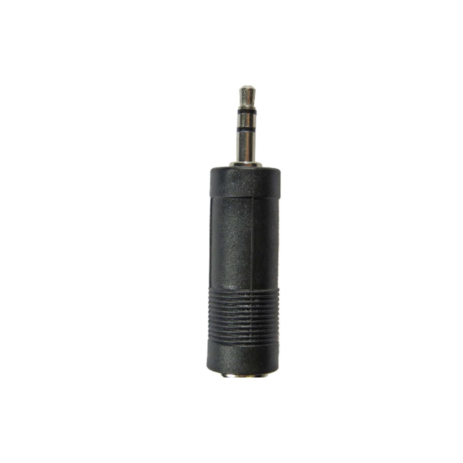 ADAPTADOR DE AUDIO 6.3 MM HEMBRA A 3.5 MM MACHO - 1