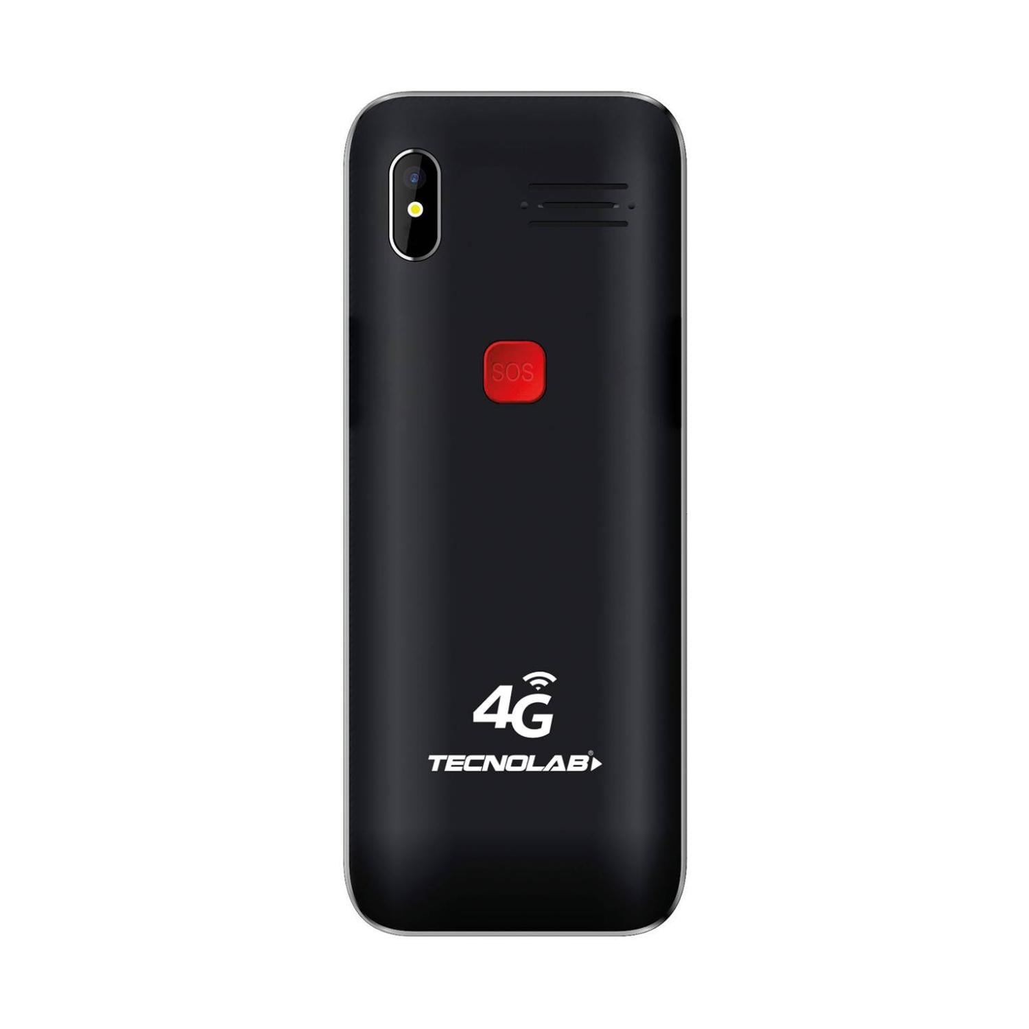 TELEFONO SENIOR ADULTO MAYOR 4G NEGRO DOBLE SIM CARD TL487 - 2