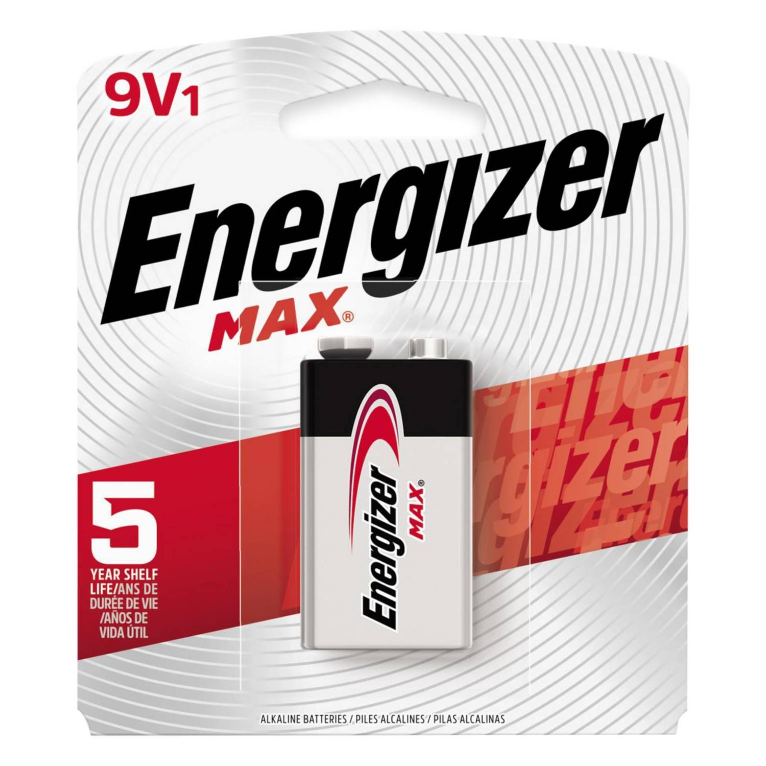 PILA BATERIA 9V ALCALINA MAX ENERGIZER - 2