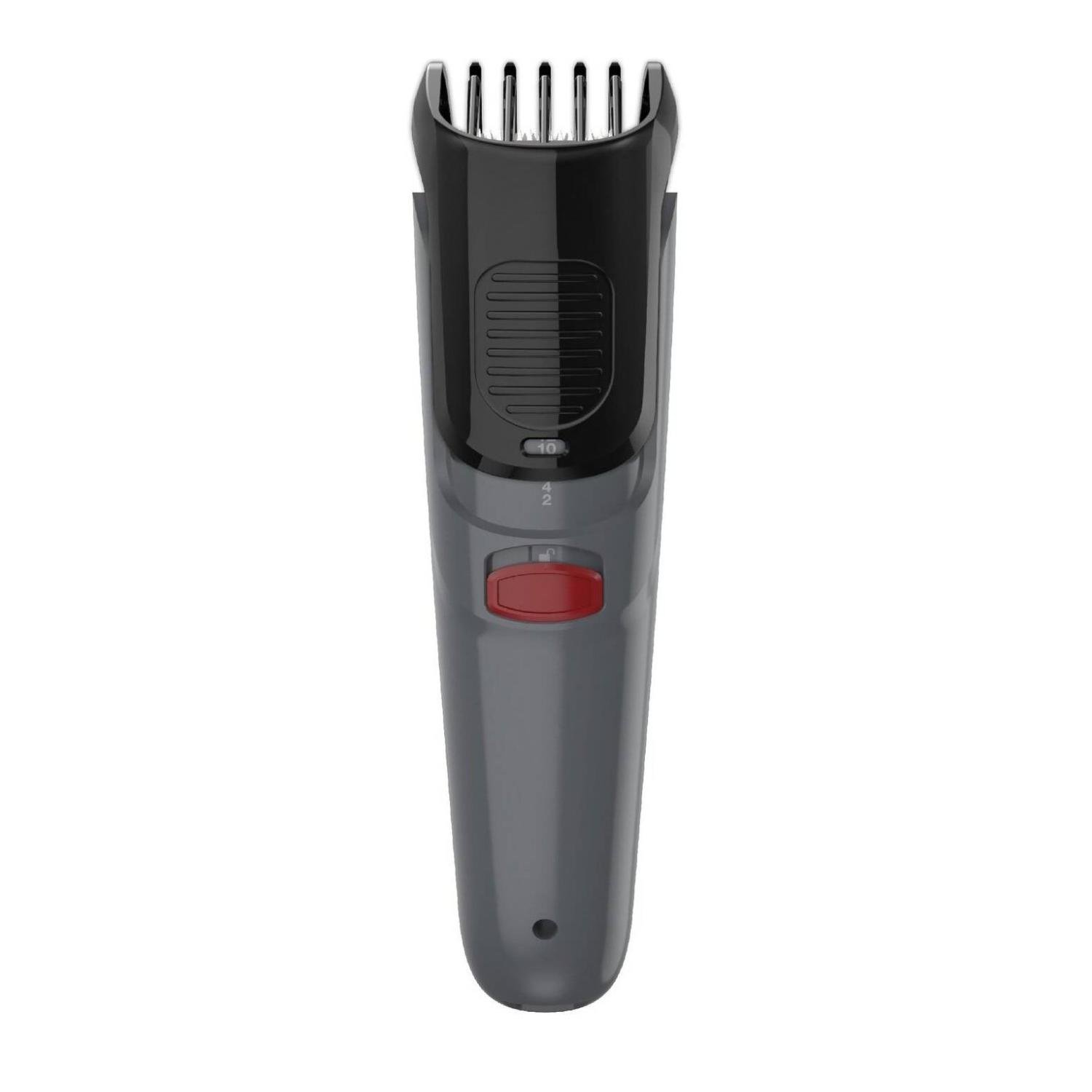 MAQUINA CORTADORA DE BARBA RECARGABLE USB GRIS MB08A REMINGTON - 1