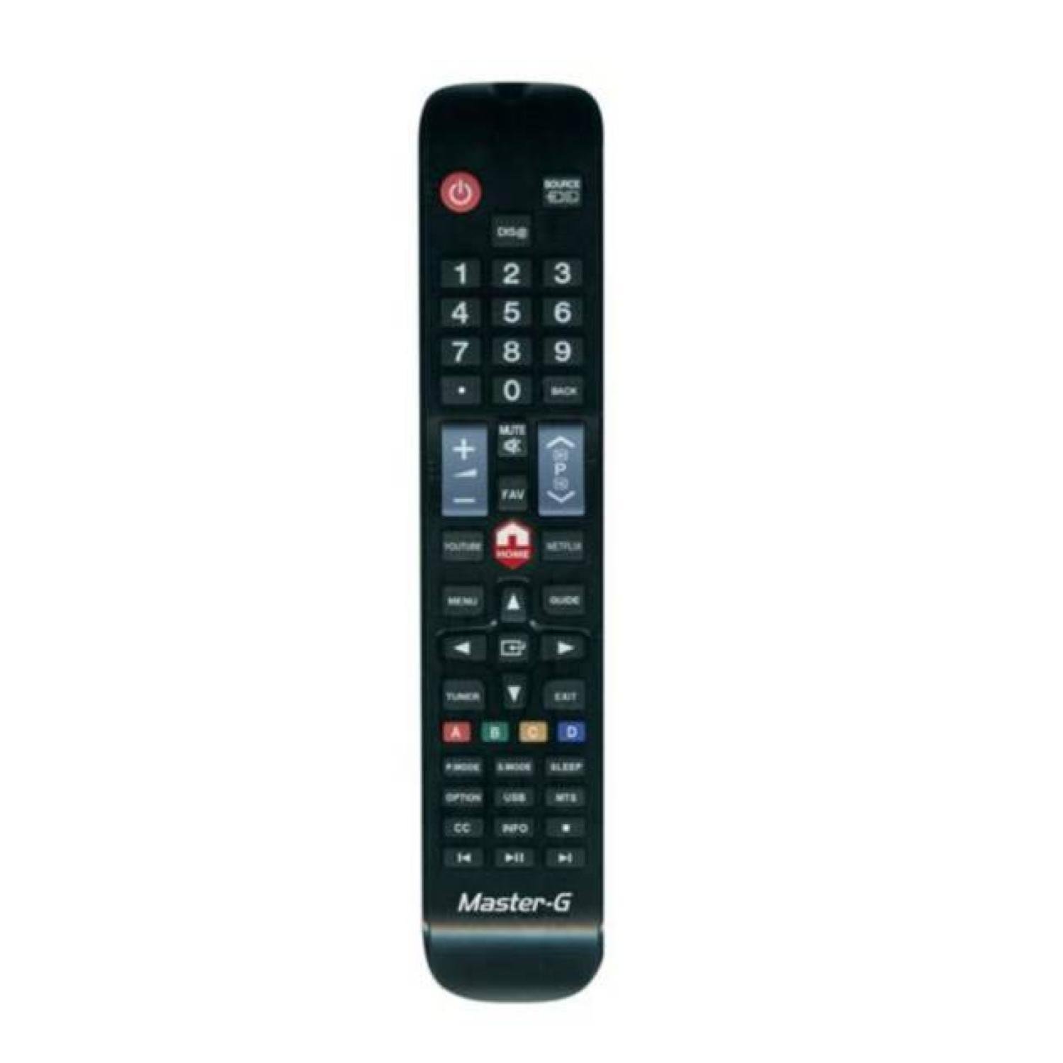 CONTROL REMOTO UNIVERSAL PARA TV MASTER G 4 EN 1 SONY LG SAMSUNG LBN - 1