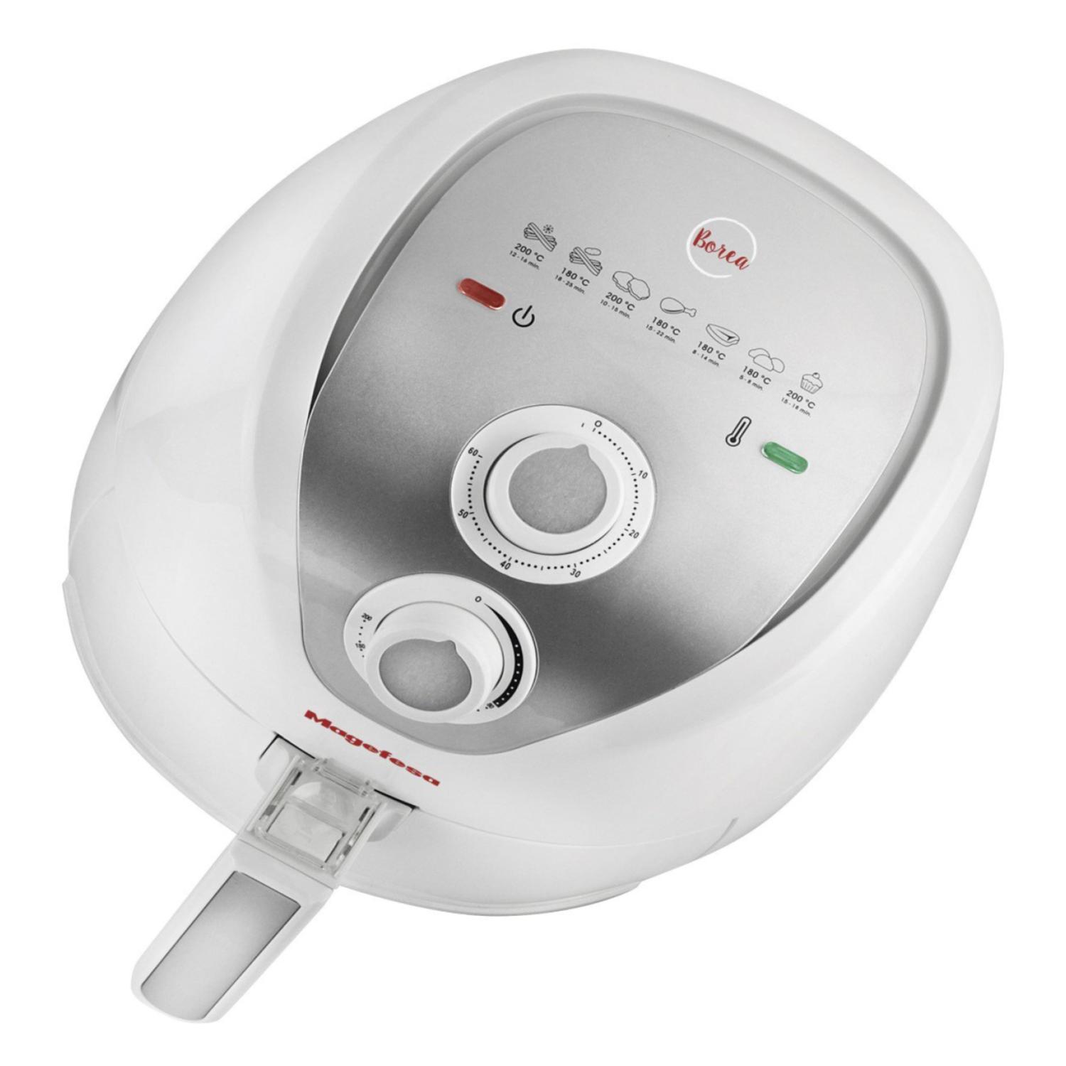 FREIDORA DE AIRE AIR FYER 3,2L 1500W BLANCO BOREA MGF4470 MAGEFESA - 3