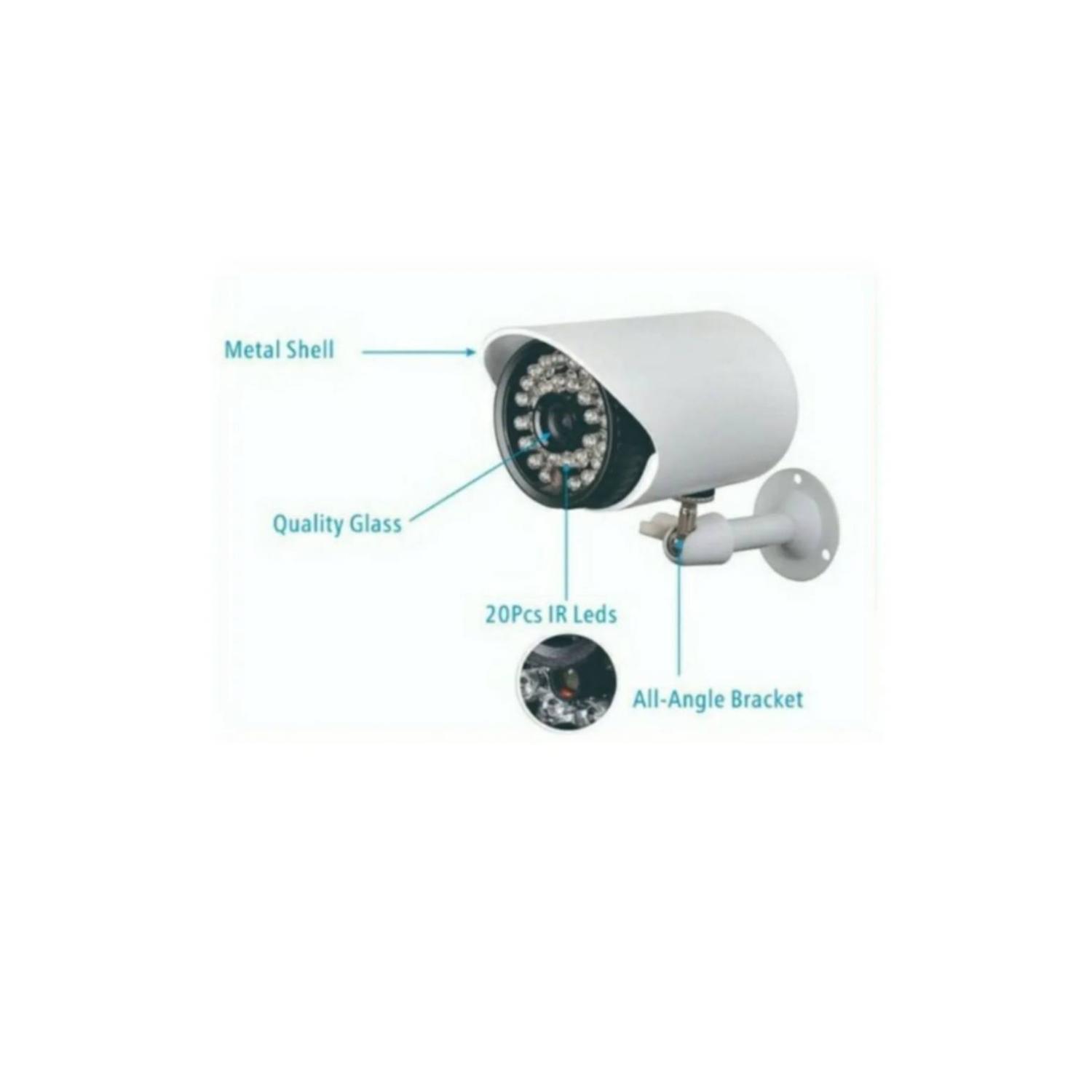 KIT DE SEGURIDAD 8 CAMARAS DVR FHD 8 CANALES CIRCUITO CERRADO - 3
