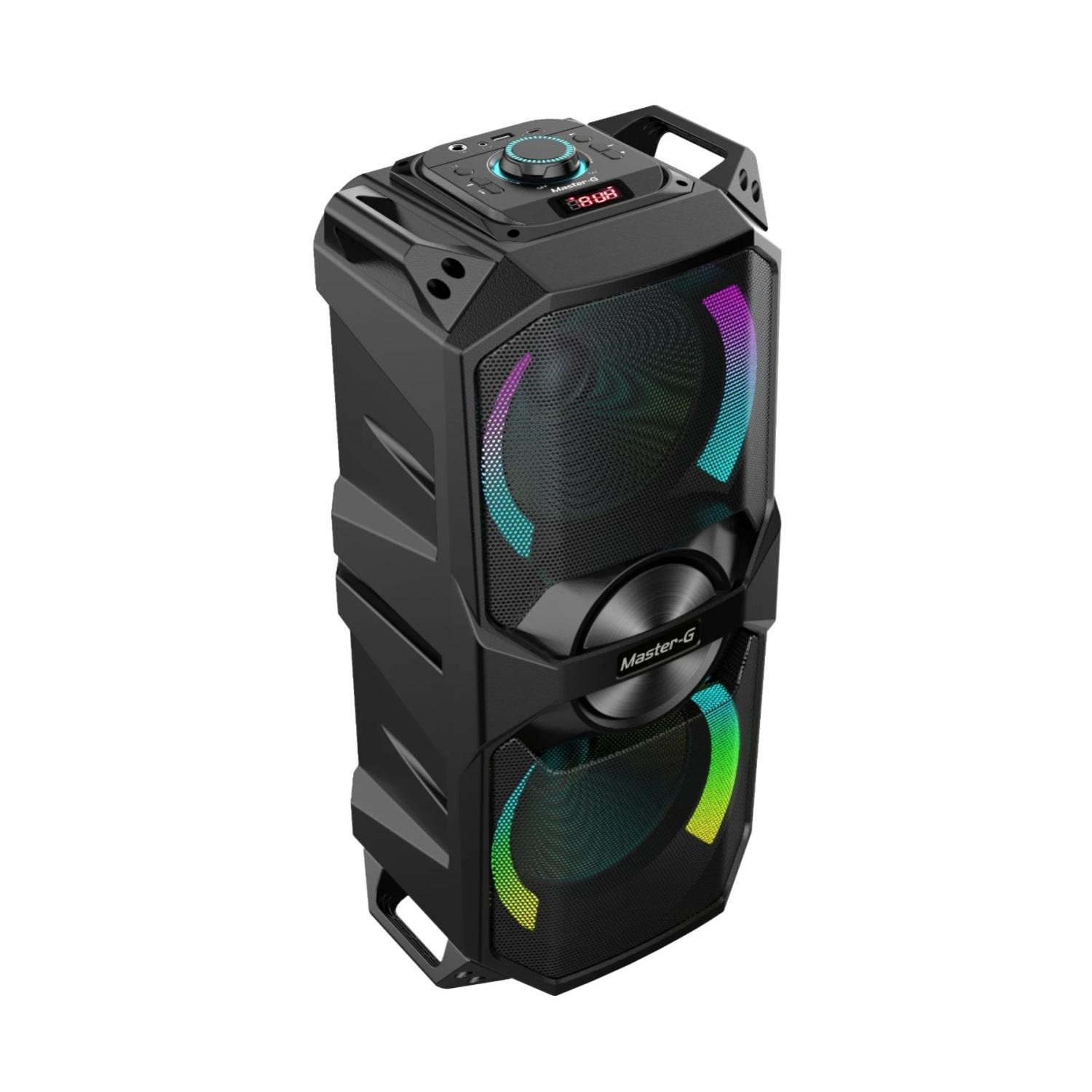 PARLANTE BLUETOOTH KARAOKE 4000W EN COLOR NEGRO LUXOR MASTER-G - 2
