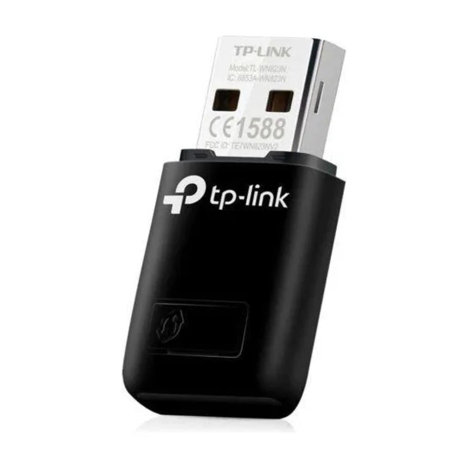 ADAPTADOR WIFI USB 300MBPS EN COLOR NEGRO TL-WN823N TP-LINK - 1