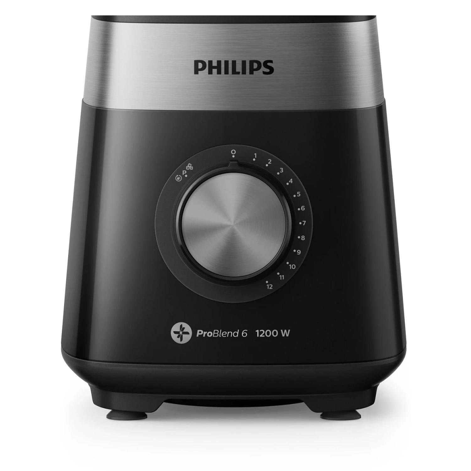 LICUADORA JARRA VIDRIO 3L 1200W EN COLOR NEGRO HR2242/92 PHILIPS - 4