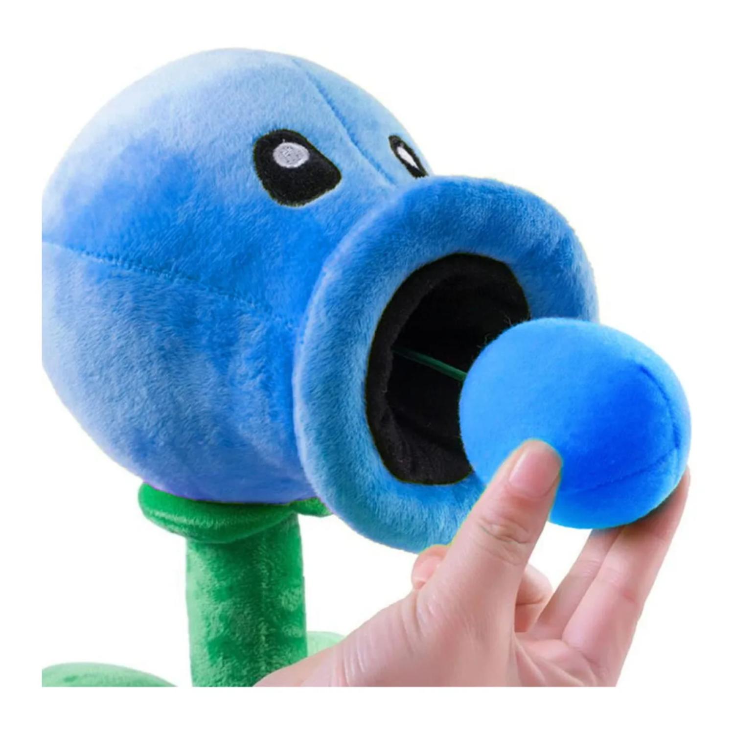 JUGUETE PELUCHE PLANTA AZUL 25CM PLANTAS VS ZOMBIES INFANTIL - 3