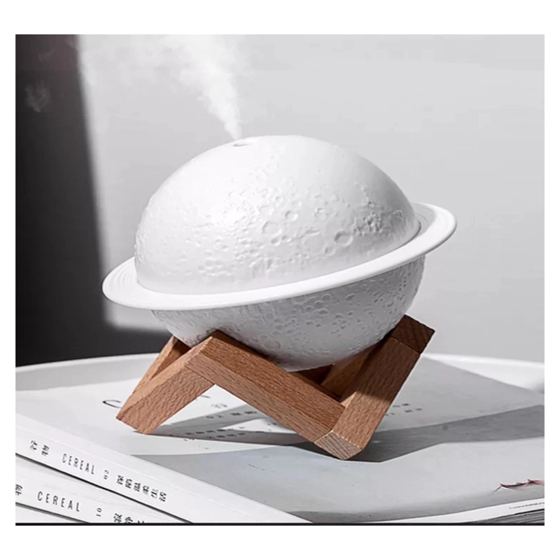 HUMIDIFICADOR DIFUSOR DE AIRE LAMPARA LUNA 3D 300ML - 4